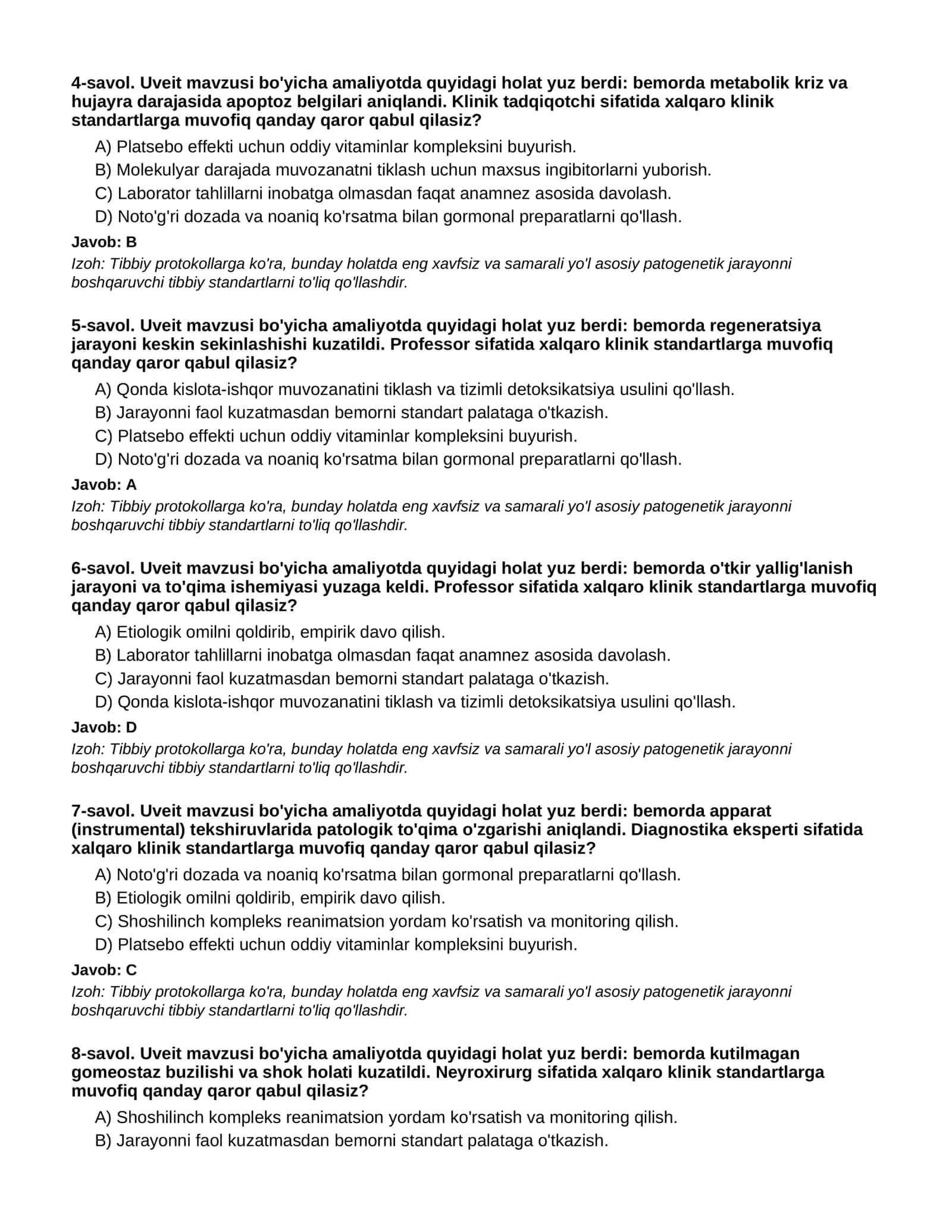 UVEIT - 1-QISM 2