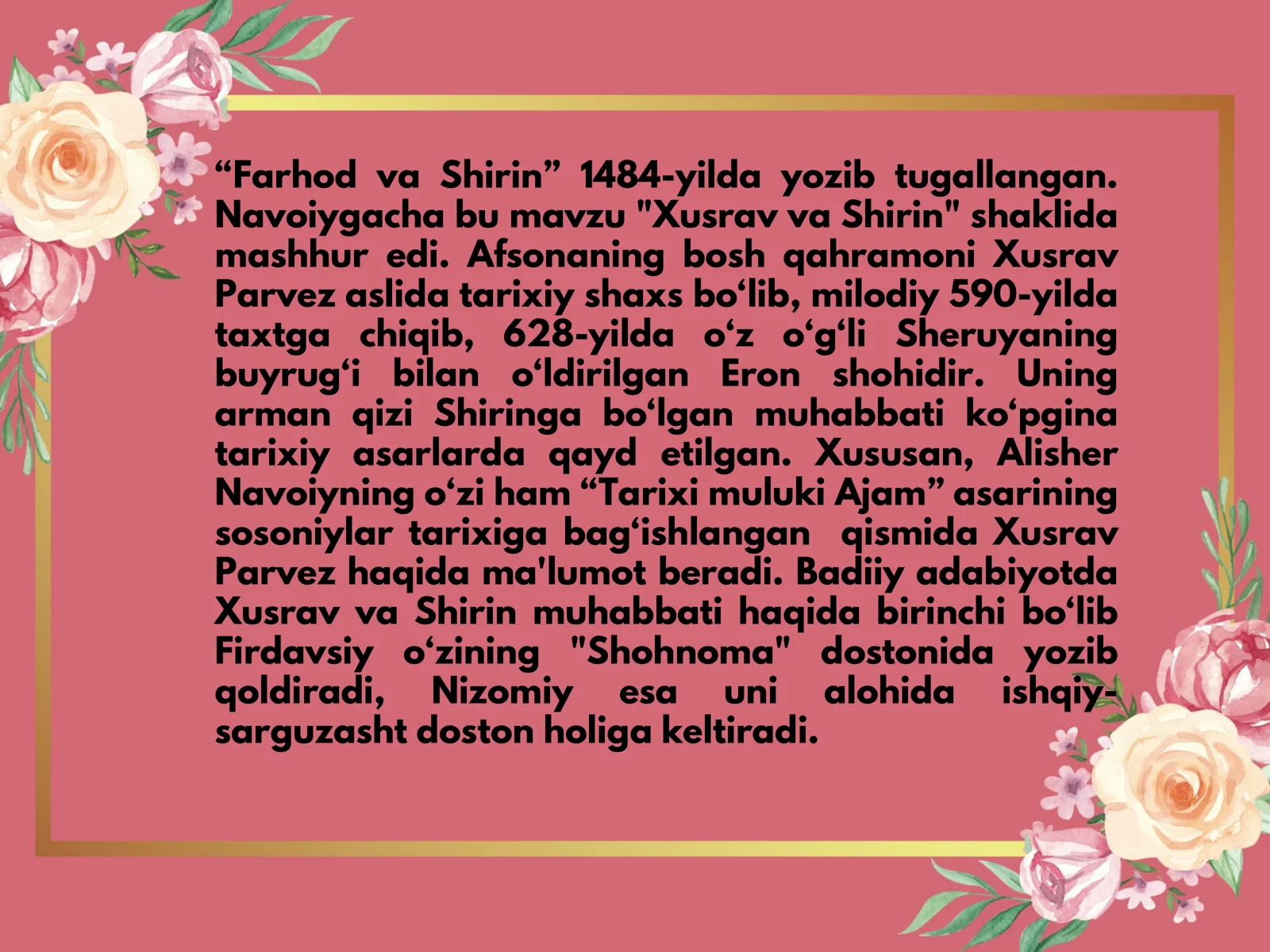 "FARHOD VA SHIRIN" DOSTONI 2