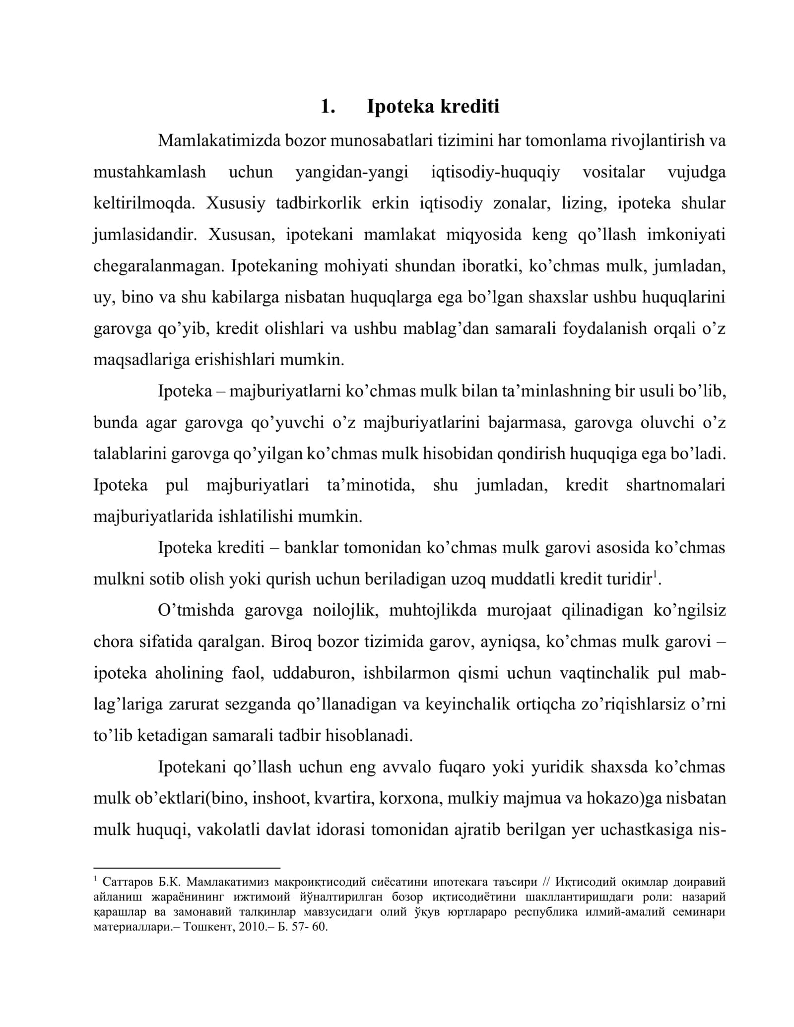 Ipoteka qimmatli qog’ozlar bozori 2