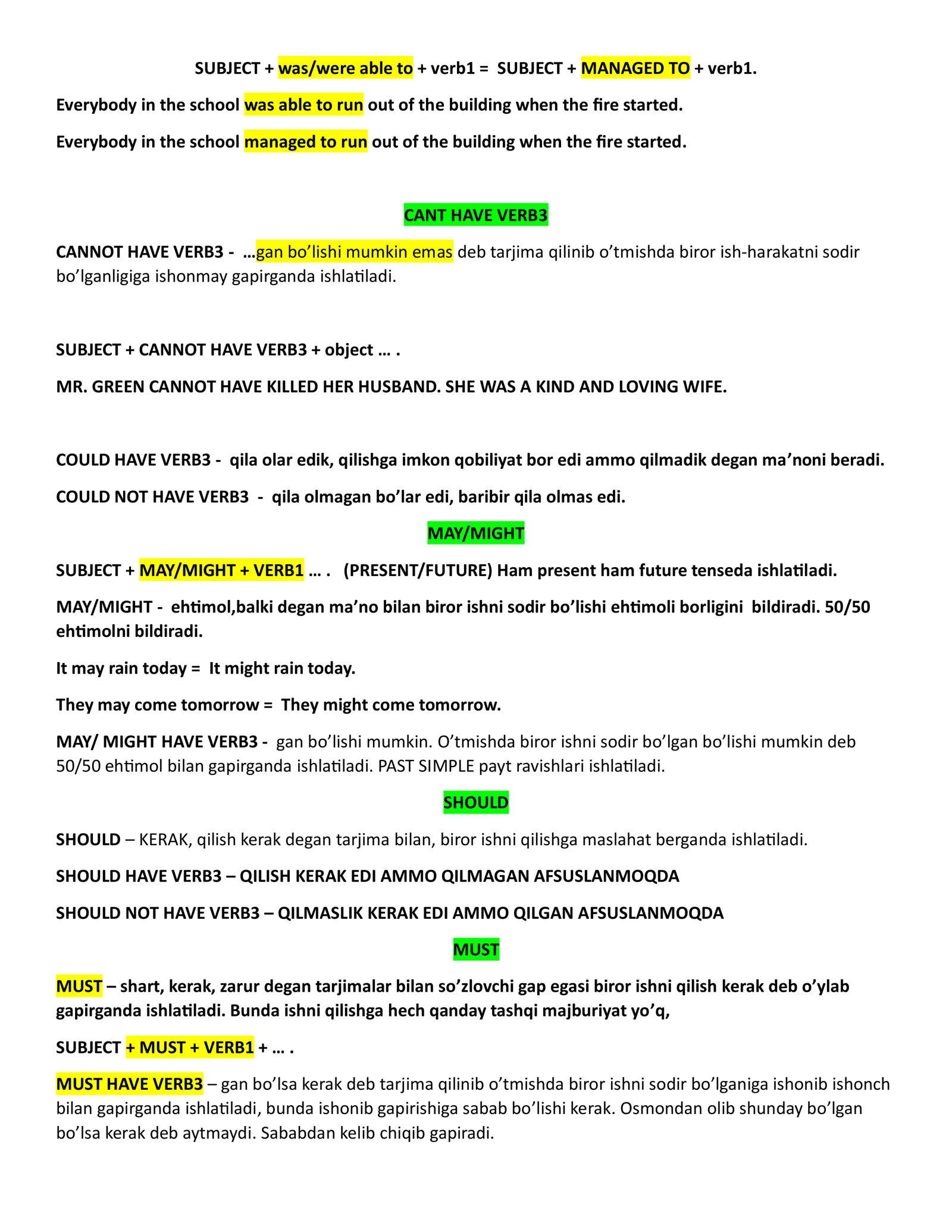 MODAL VERBS 2