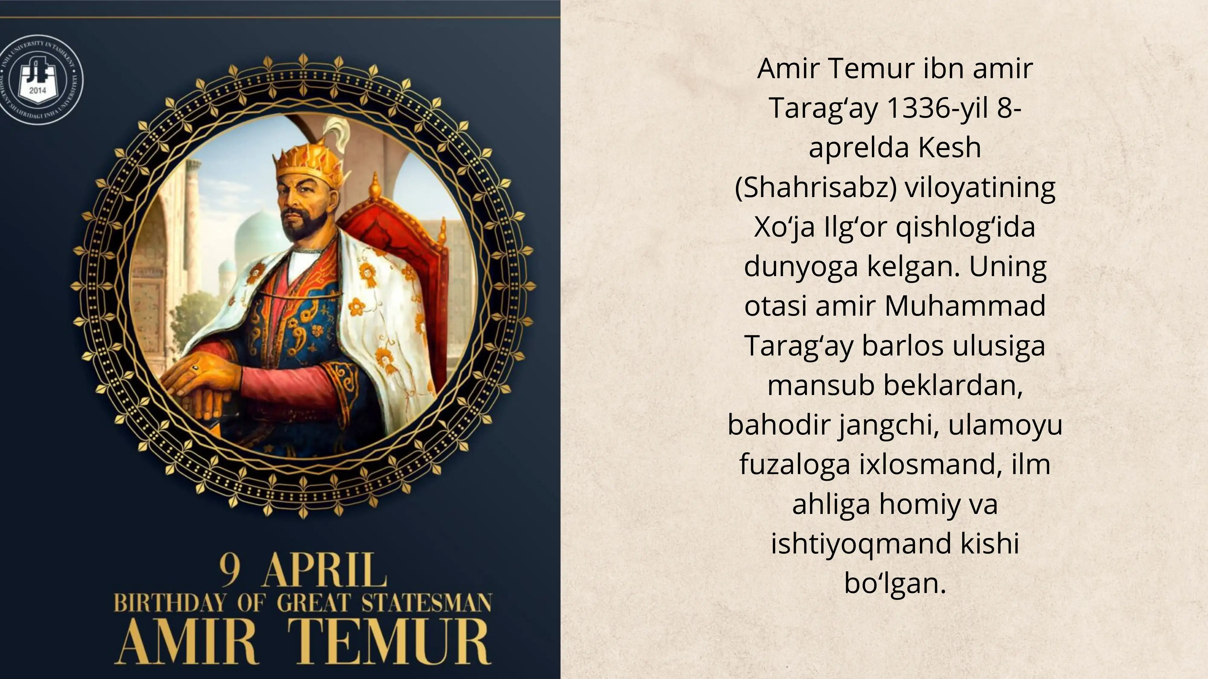 Amir Temur ibn amir 2