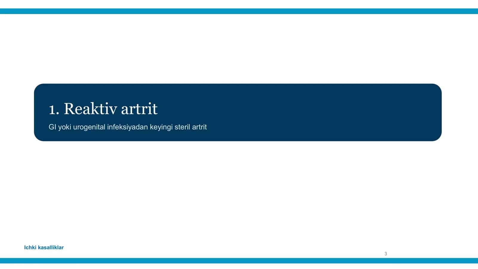 Reaktiv artrit 2