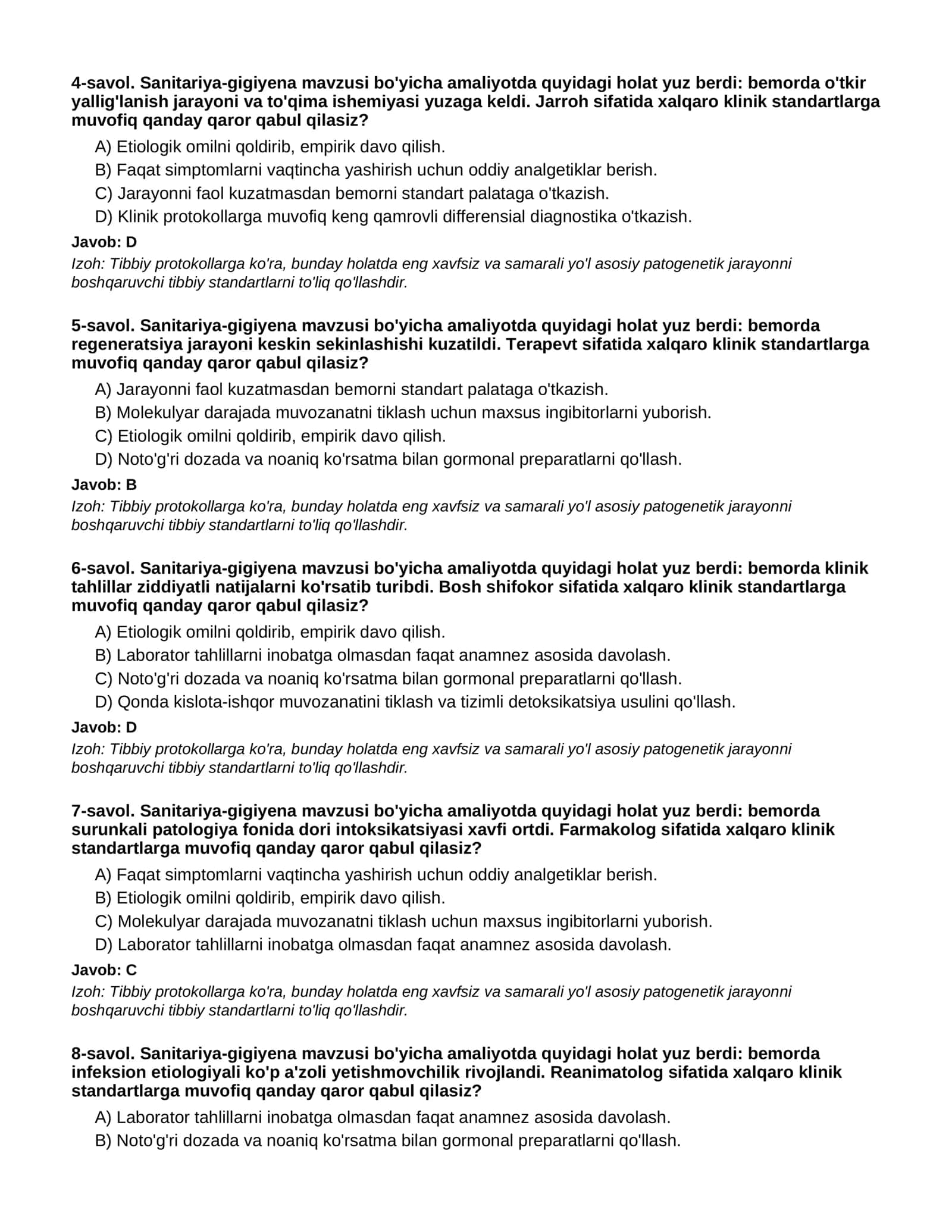 SANITARIYA-GIGIYENA - 2-QISM 2