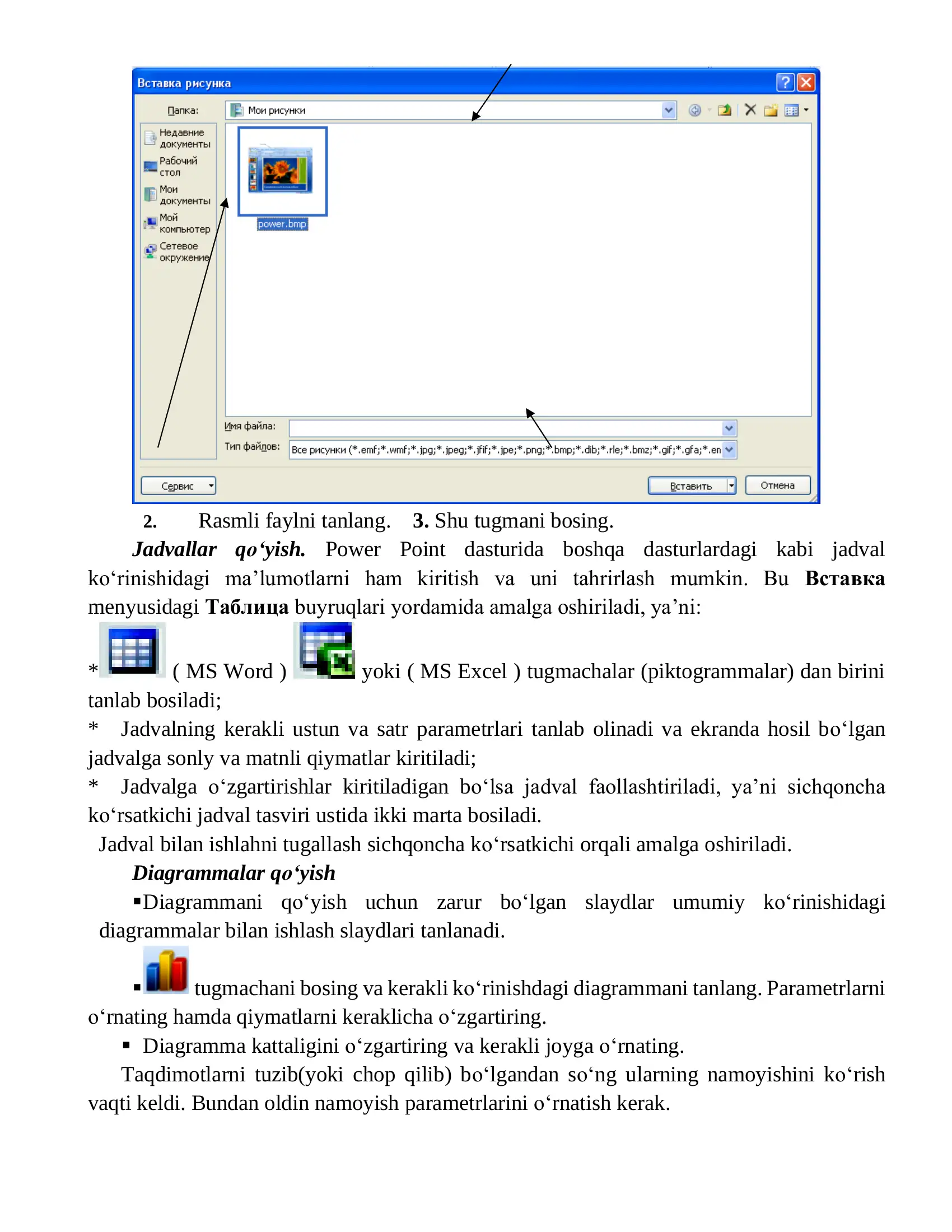 Microsoft Power Point dasturi 2