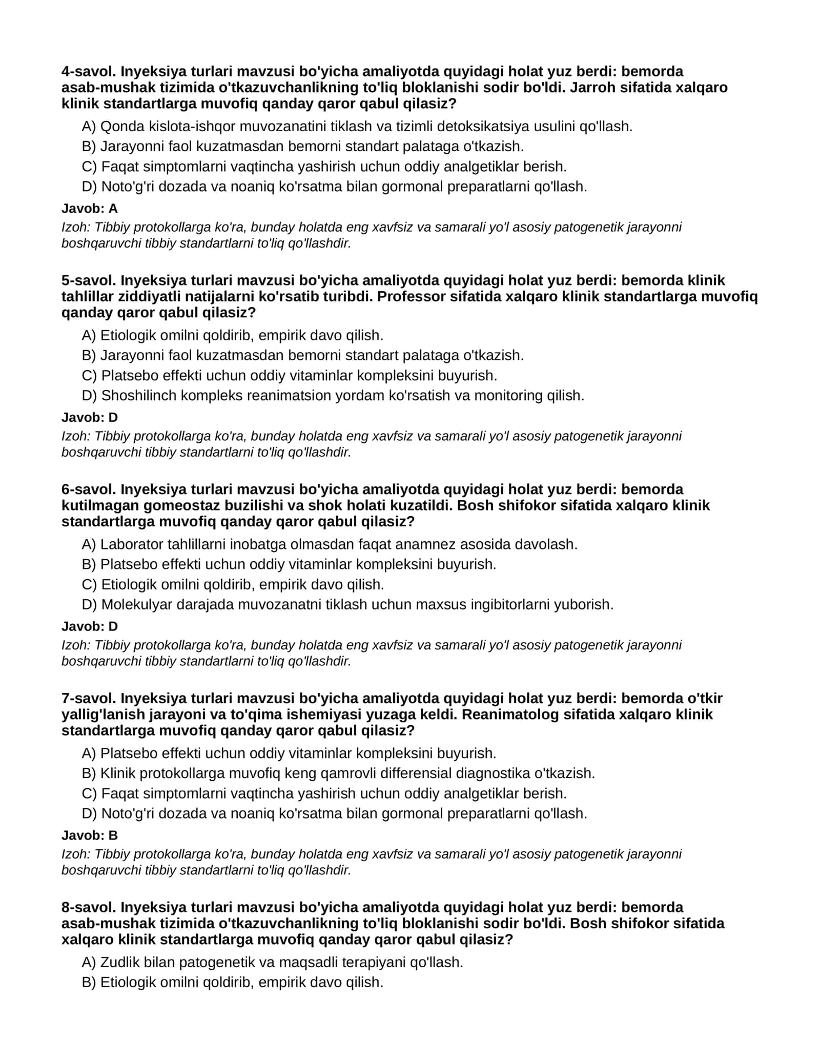 Inyeksiya Turlari - 1-QISM 2