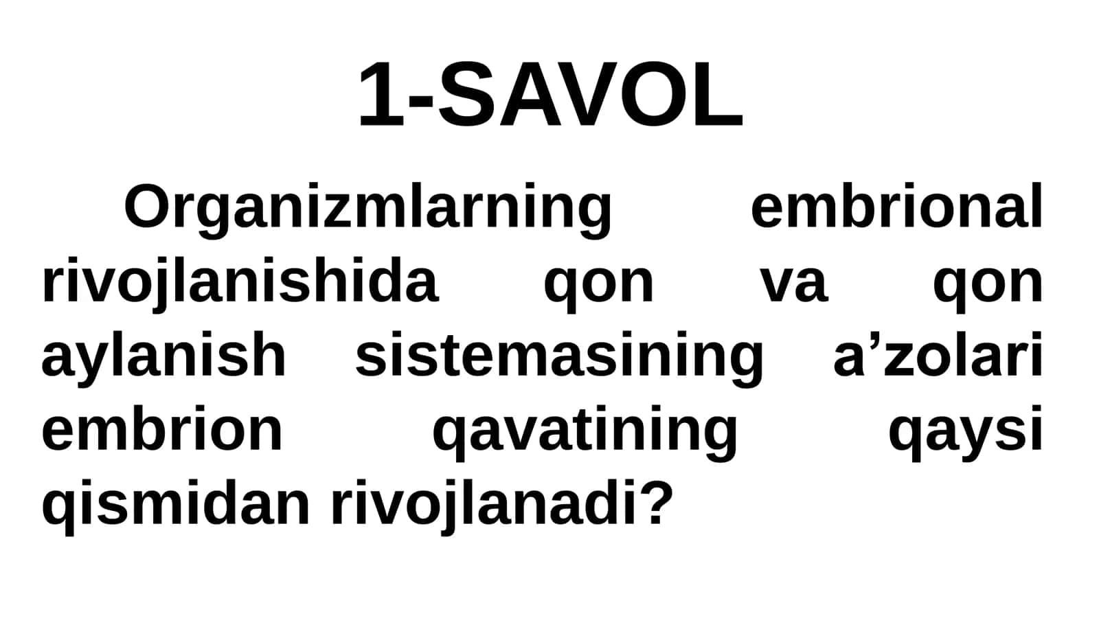 11-Sinf Biologiya: “Hayvonlarning Hazm Qilish Organlari Evolyutsiyasi” Taqdimot 2