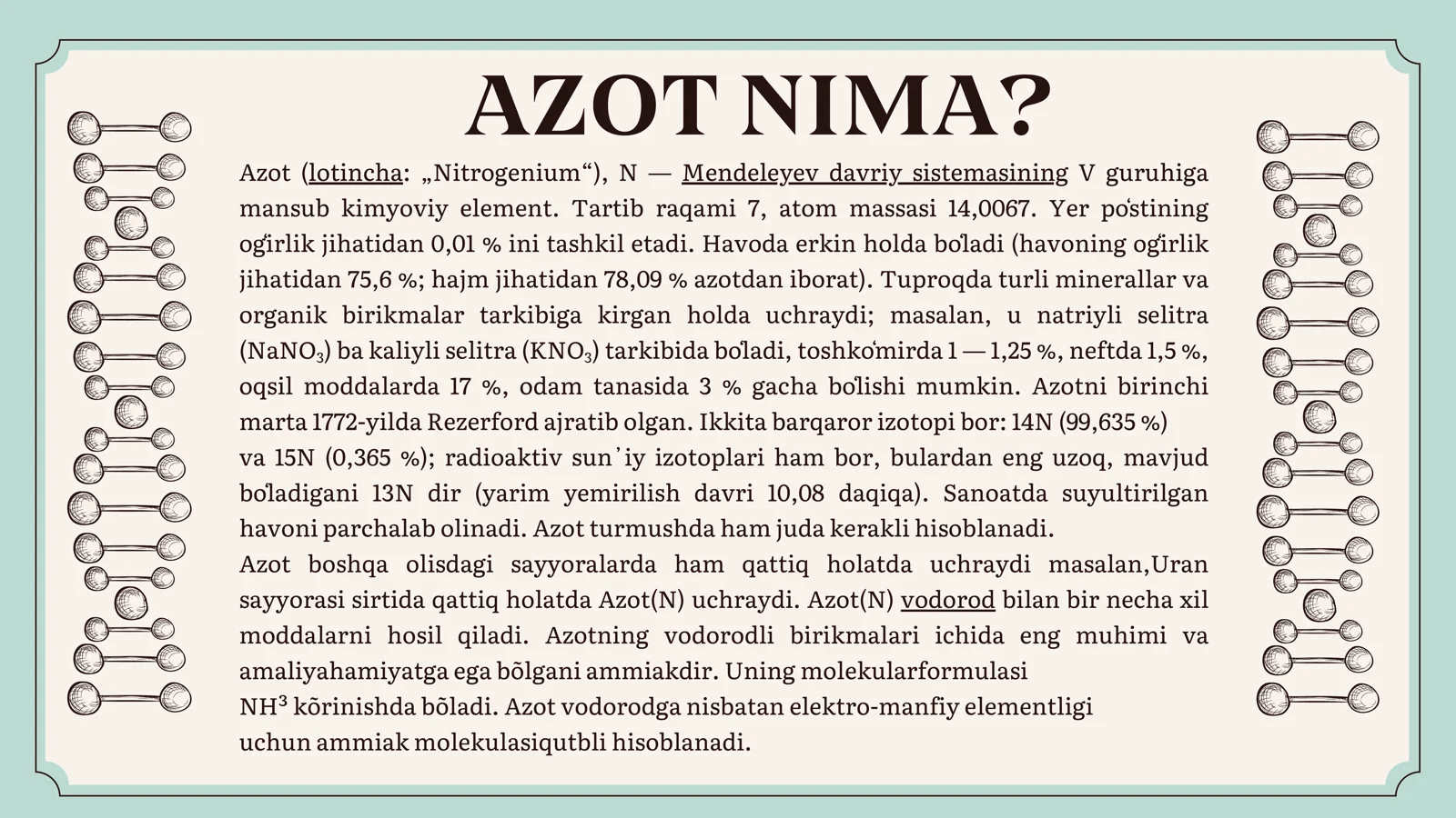 AZOT NIMA? 2