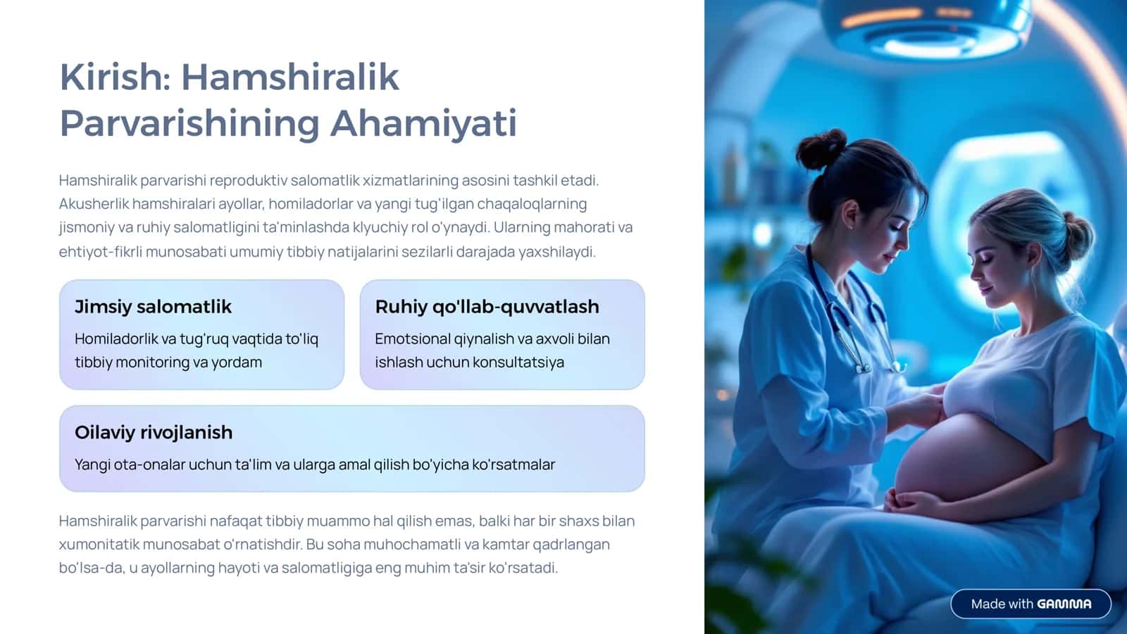 Akusherlikda Hamshiralik Jarayonini Tashkil Qilish 2