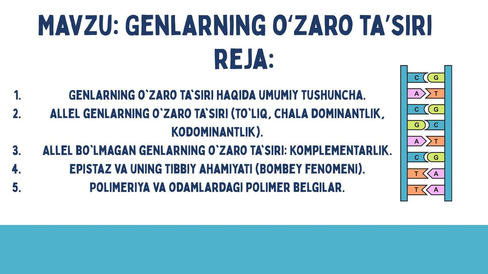 Genlarning oʻzaro taʼsiri 2