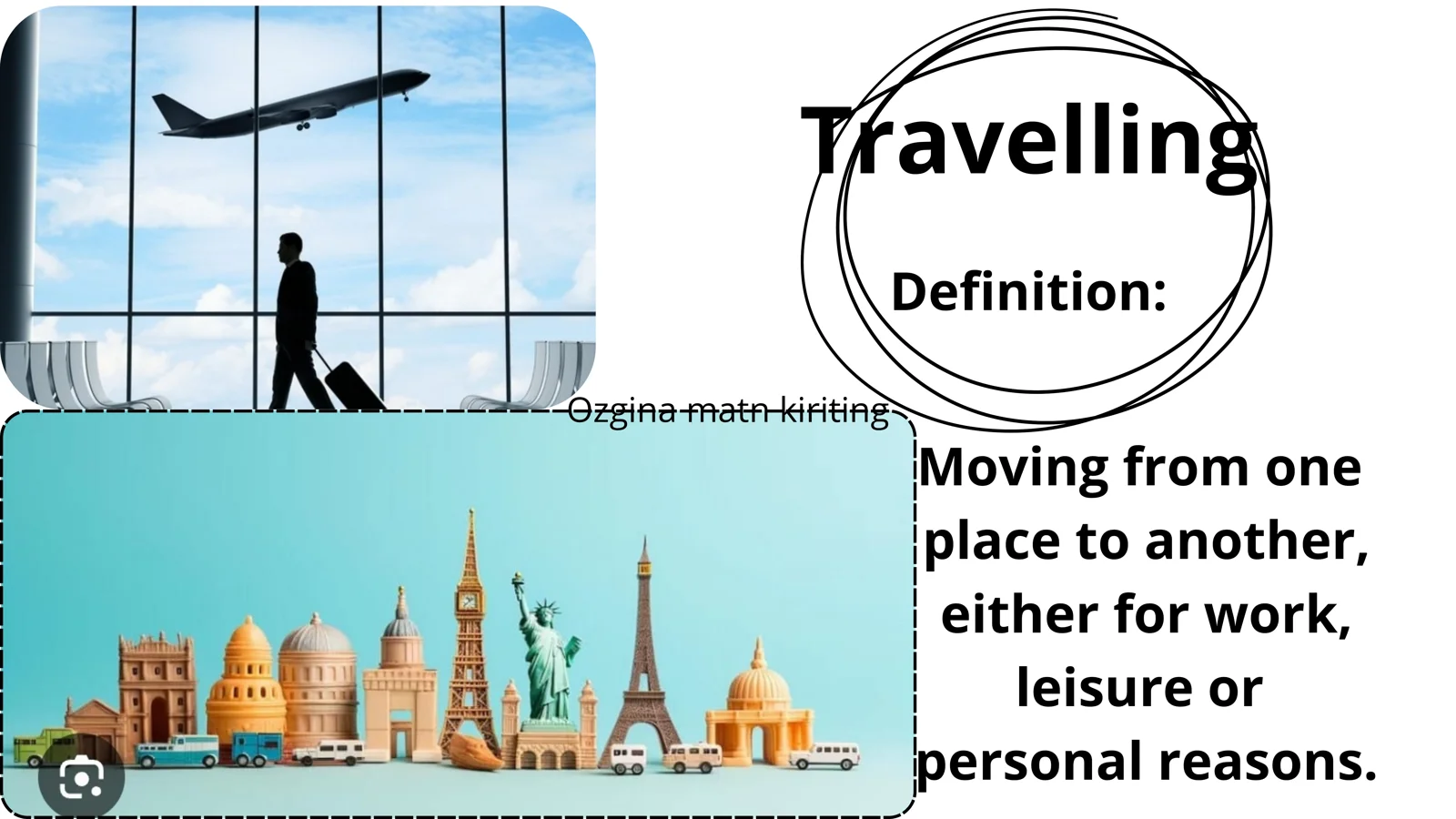 Travelling and Tourism 2
