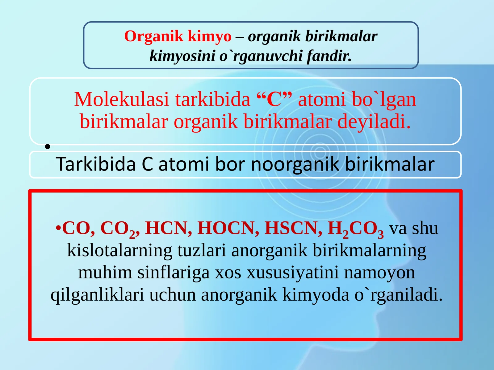 Organik kimyo - organik birikmalar 2