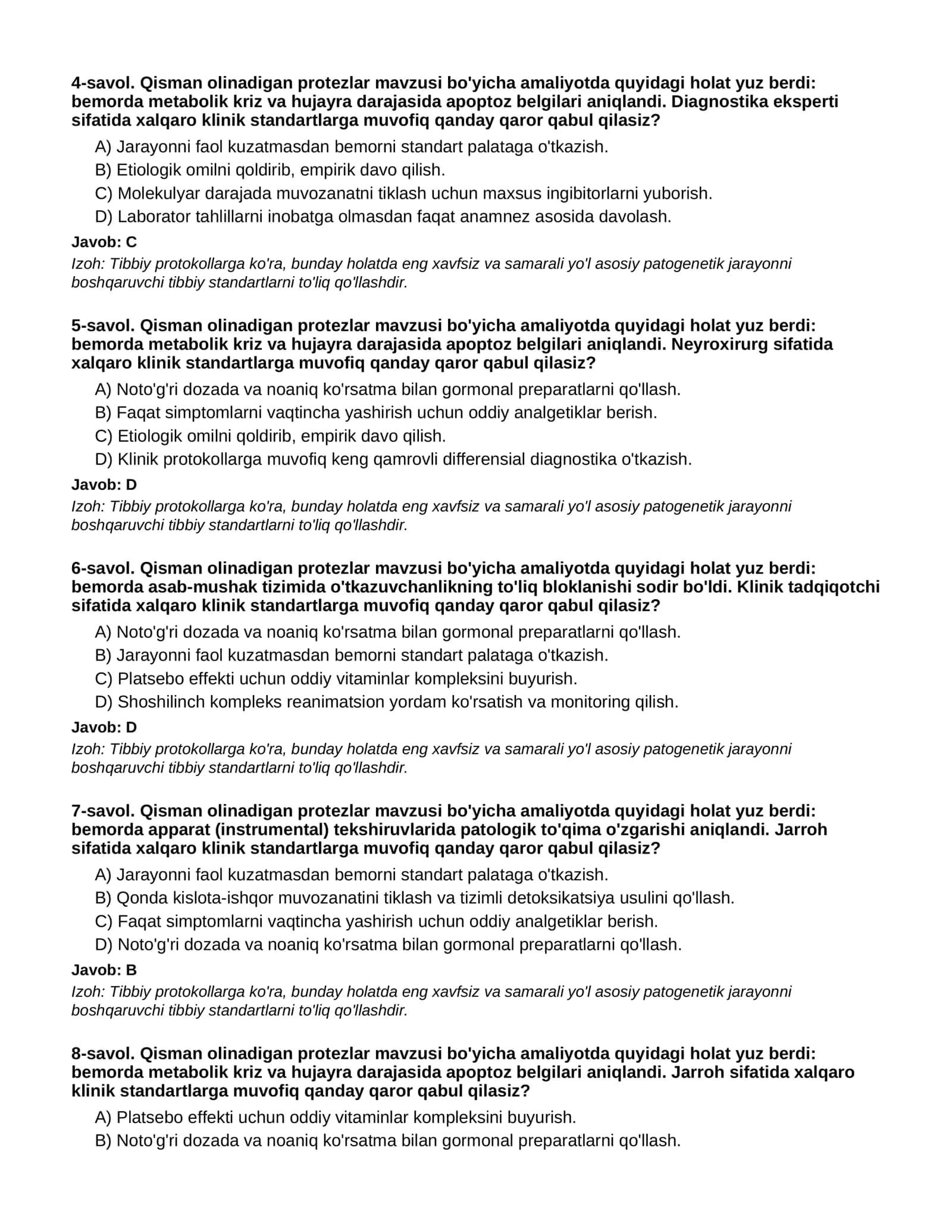 QISMAN OLINADIGAN PROTEZLAR - 1-QISM 2