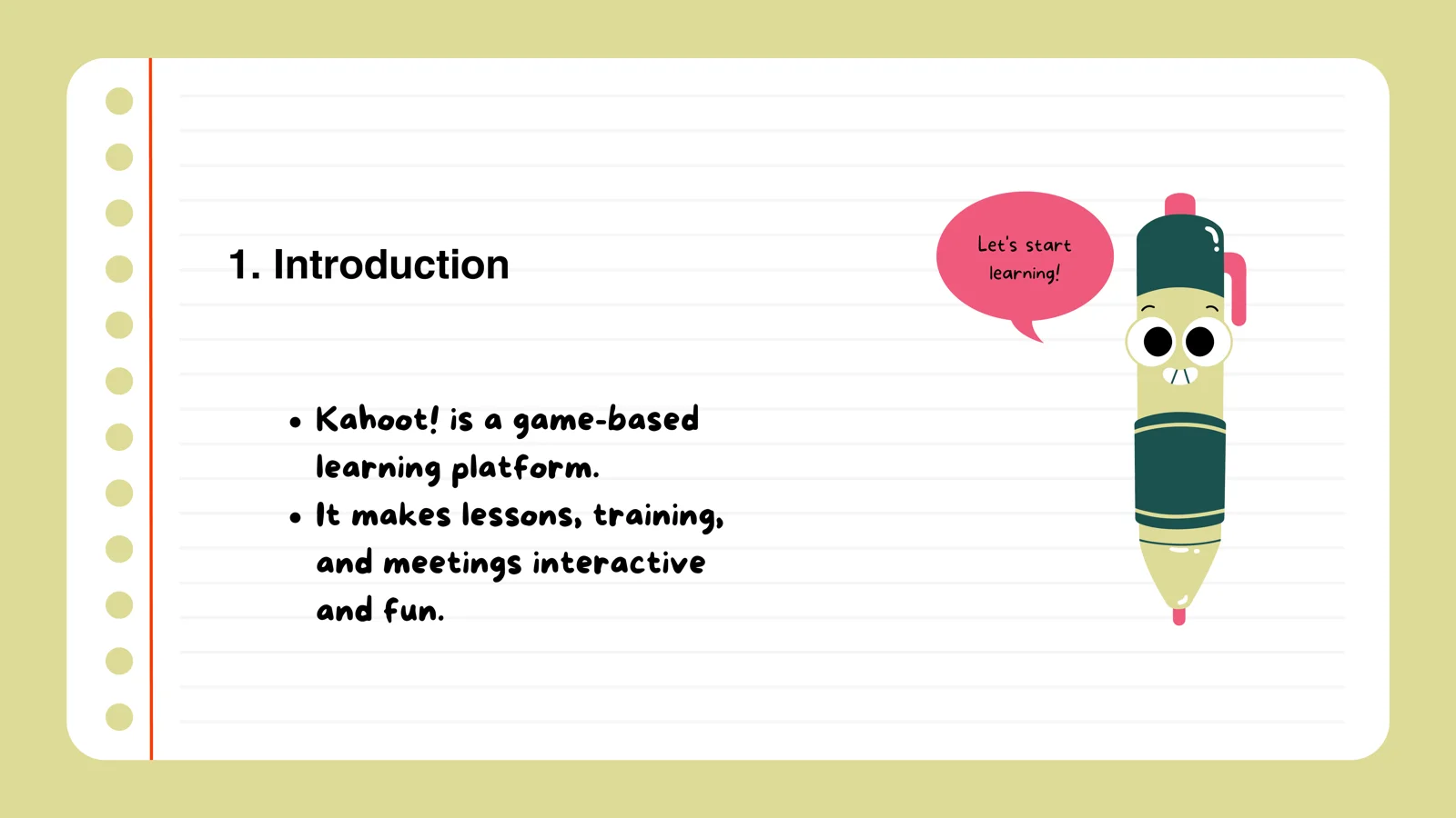 Kahoot! Presentation 2