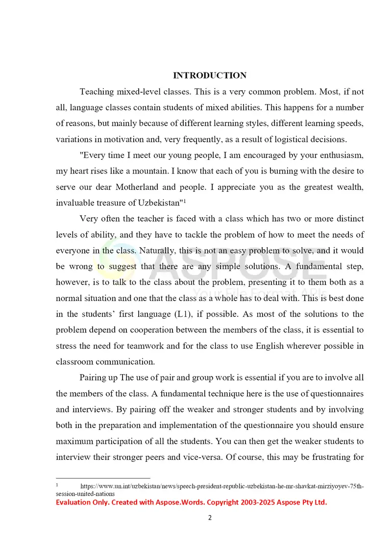 Classroom management and teacher learner instruction 2