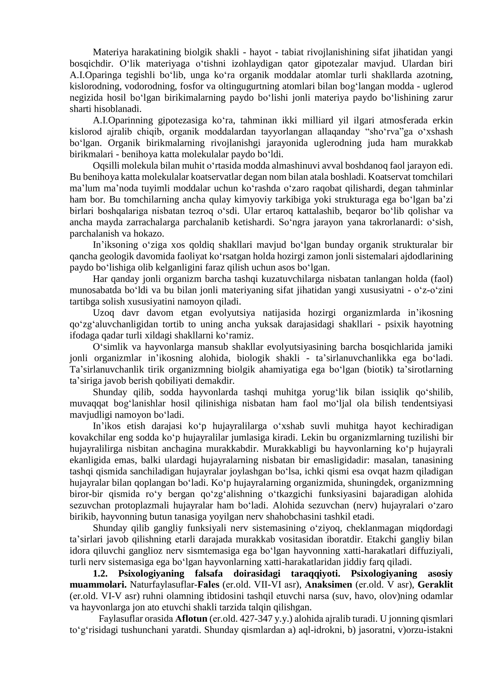 Psixologiya fanining predmeti va tadqiqot metodlari 2
