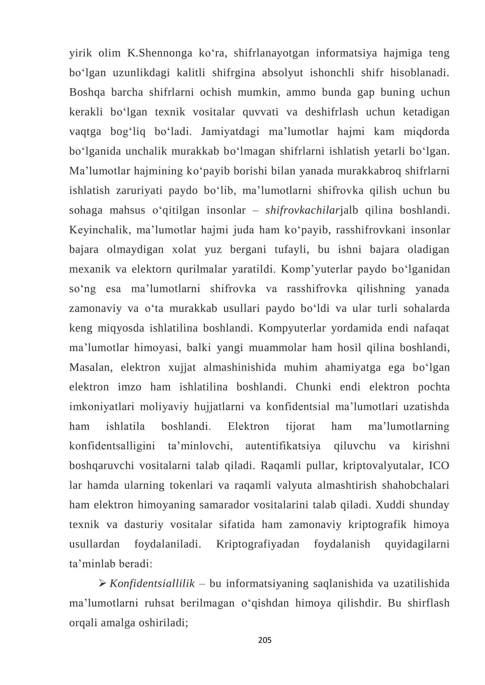 Shifrlashning Zamonaviy Usullari 2