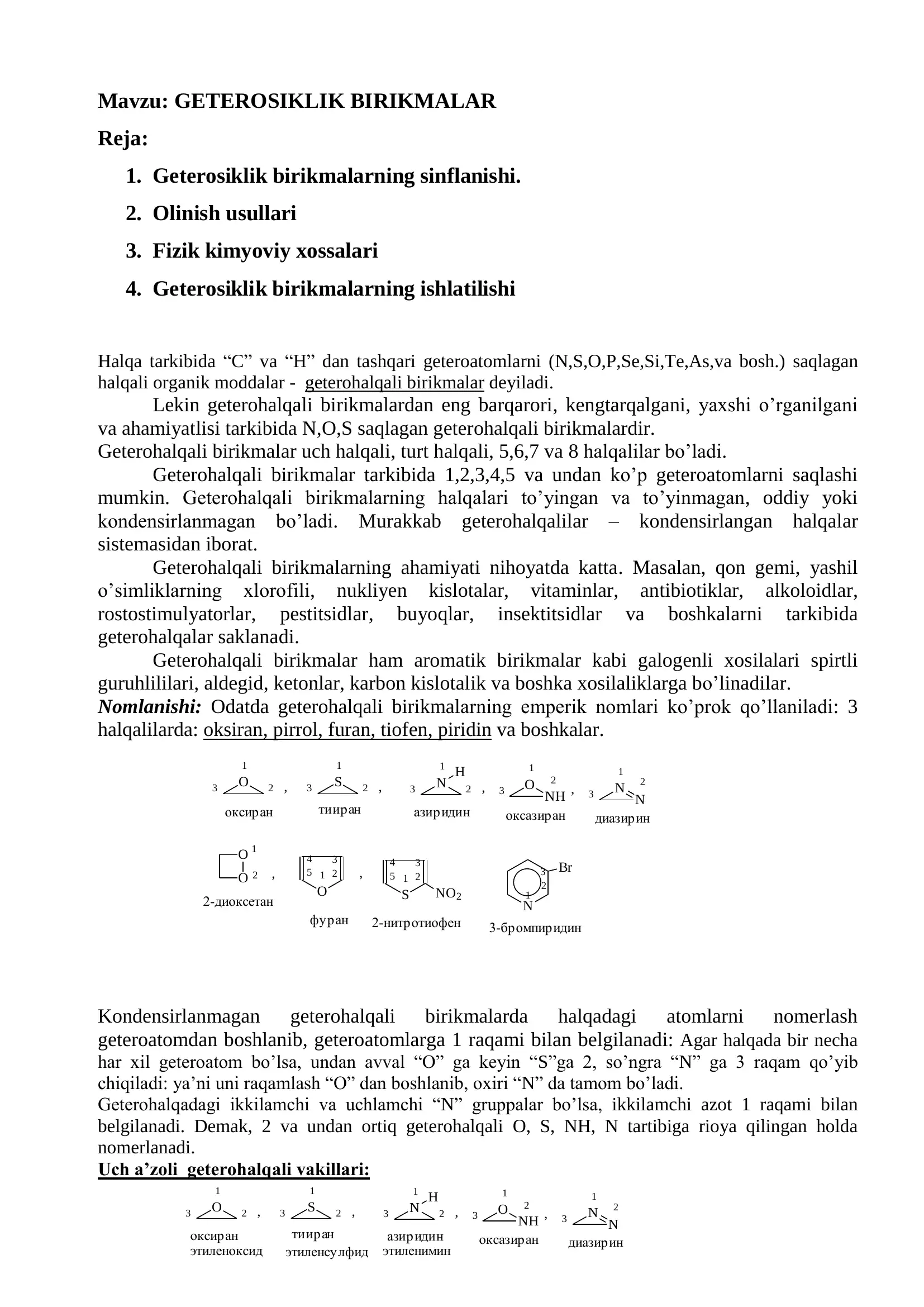 GETEROSIKLIK BIRIKMALAR 2