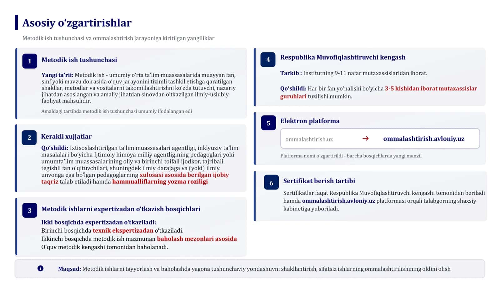 Metodik ish tushunchasi 2