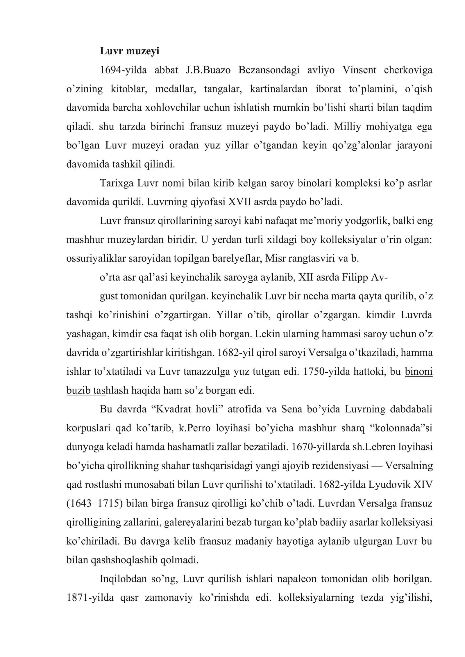 Fransiya muzeylari 2