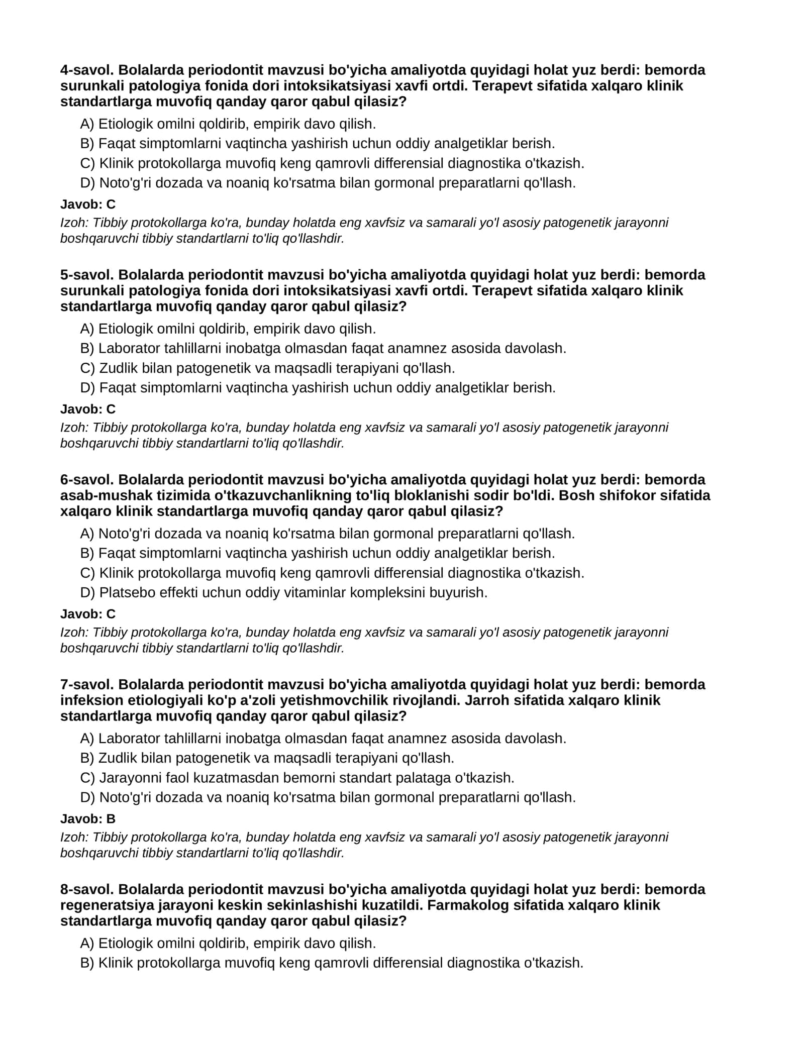 Bolalarda periodontit - 2-QISM 2