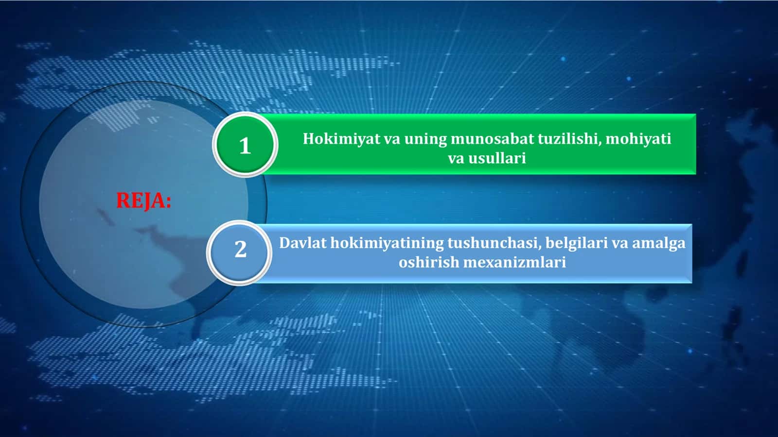 HOKIMIYAT, SIYOSIY HOKIMIYAT VA DAVLAT 2