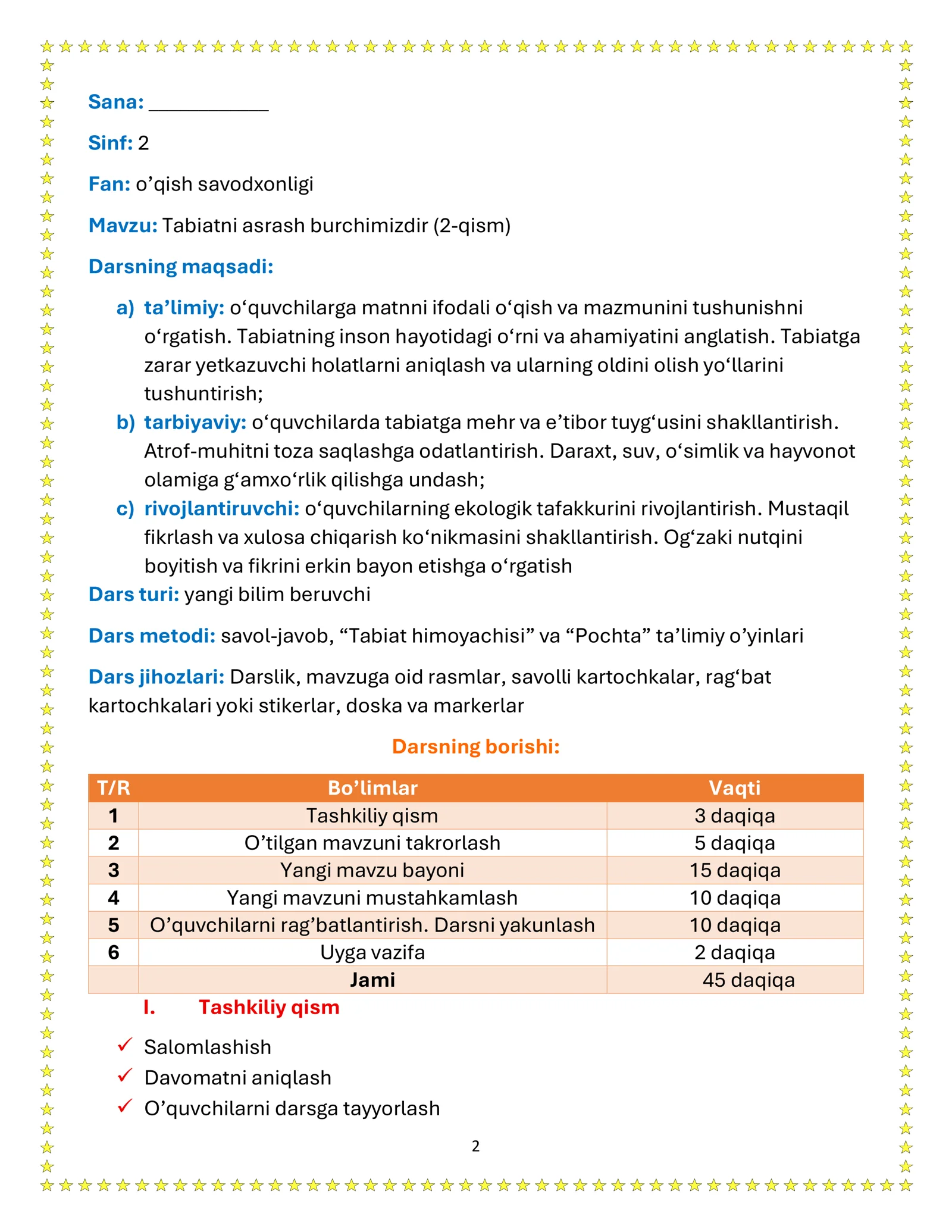 Tabiatni asrash burchimizdir (2-qism) 2