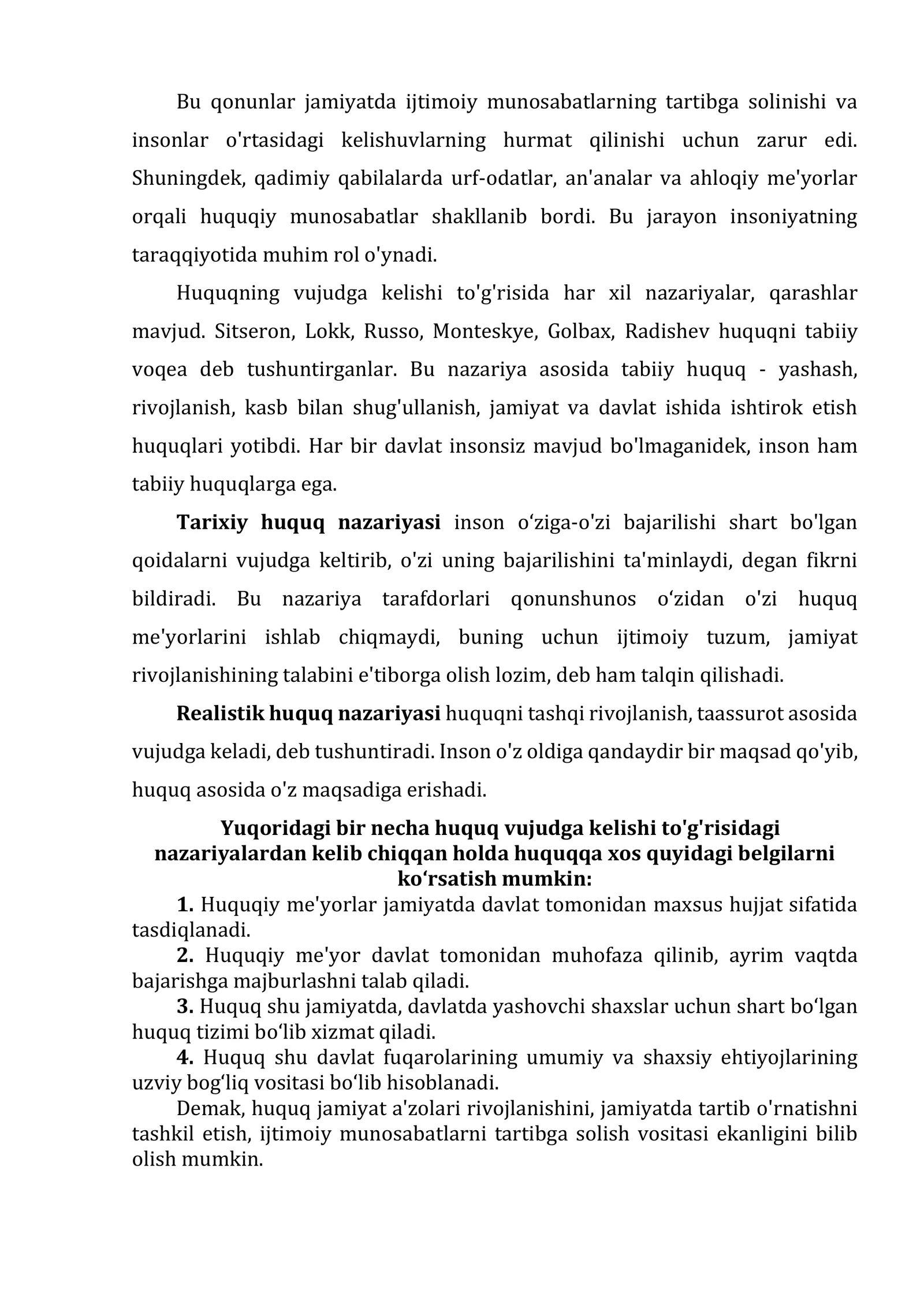 Huquqning kelib chiqishi 2