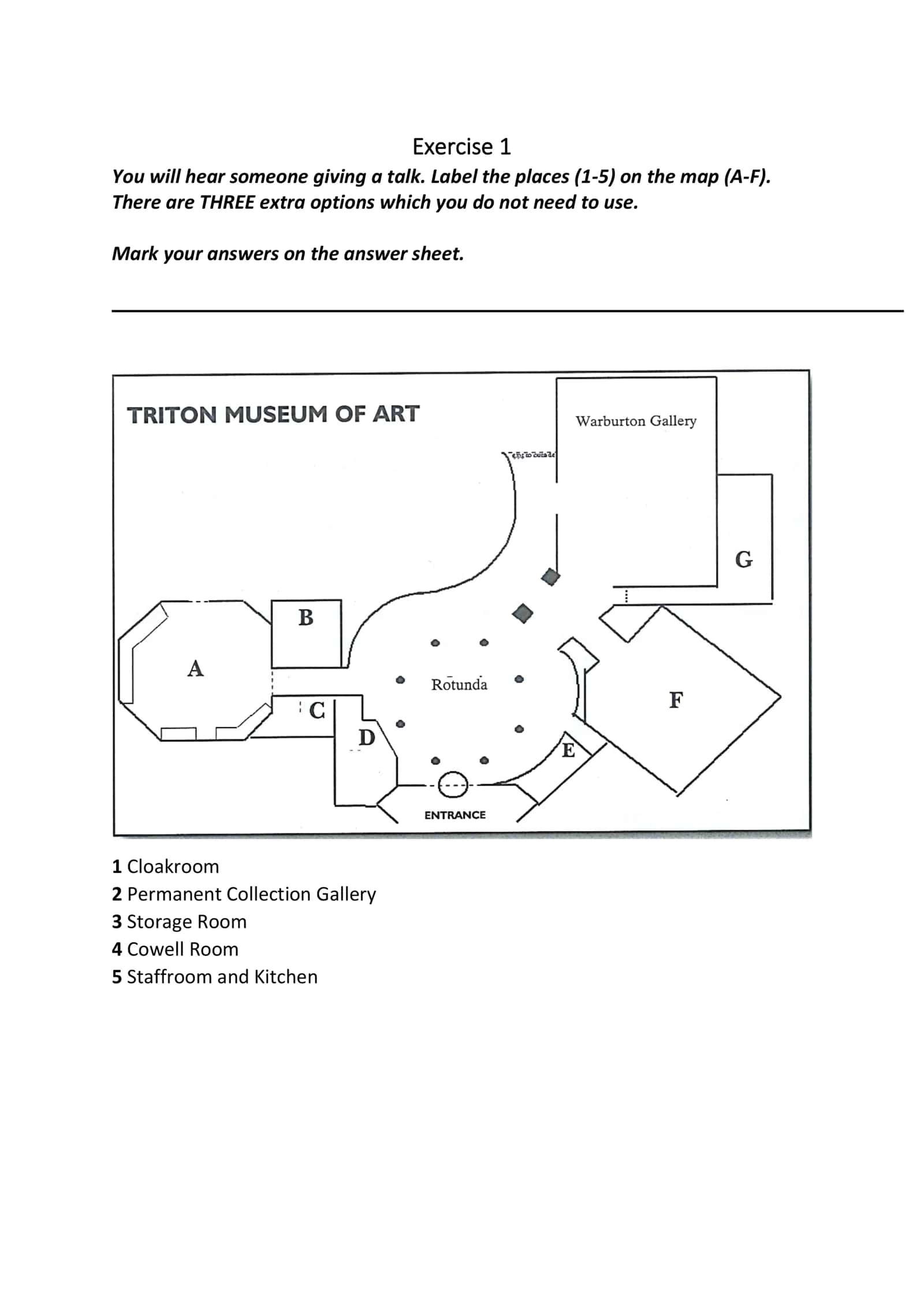 Map and Diagram Exercises 2