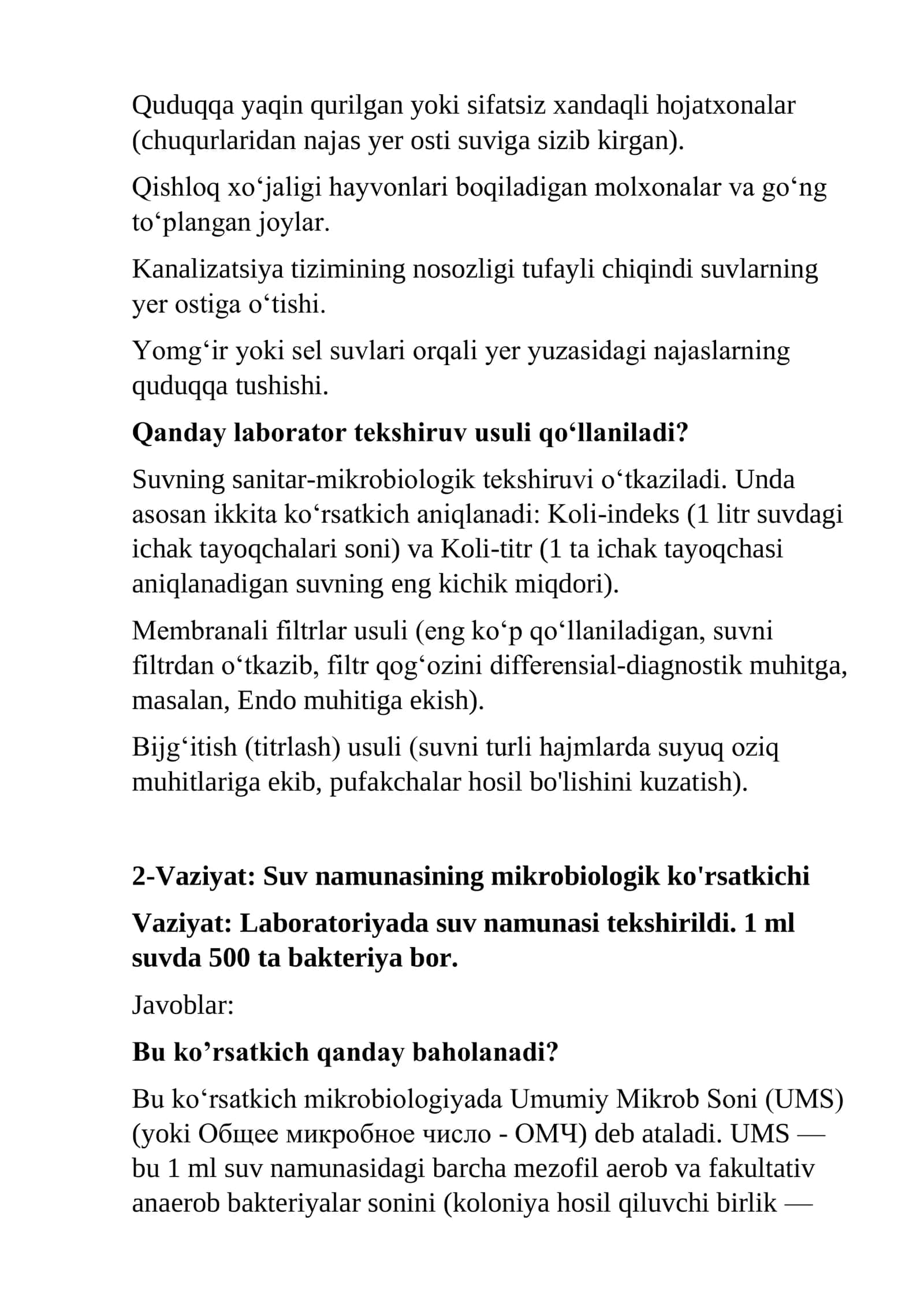 Pediatriya ishi Davolash ishi yo’nalishi Mikrobiologiya 2