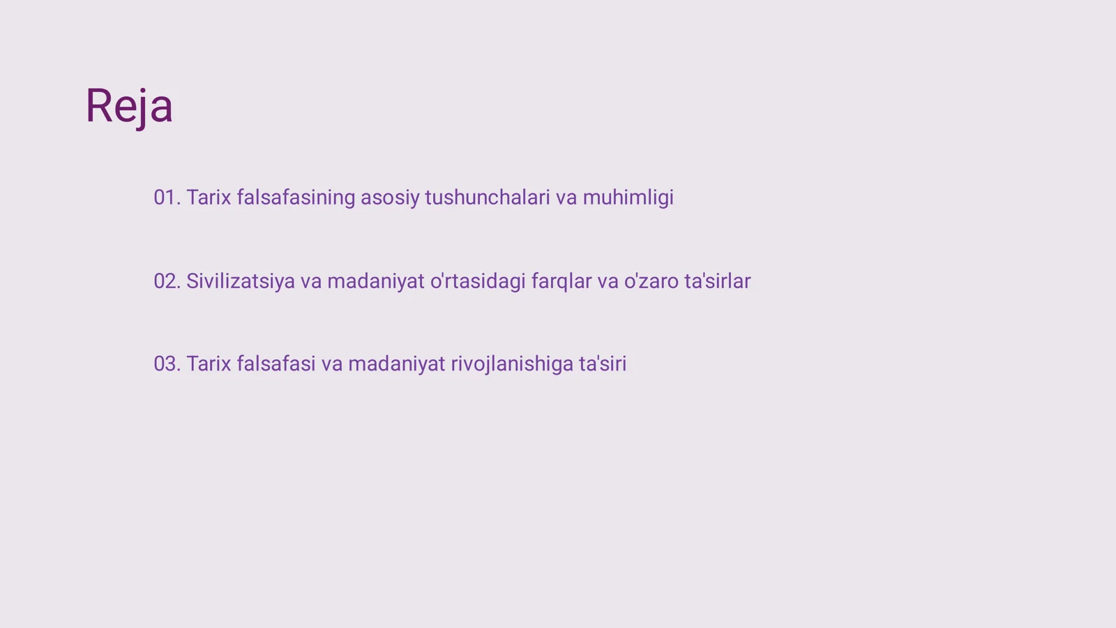 Tarix falsafasining asosiy tushunchalari va muhimligi 2