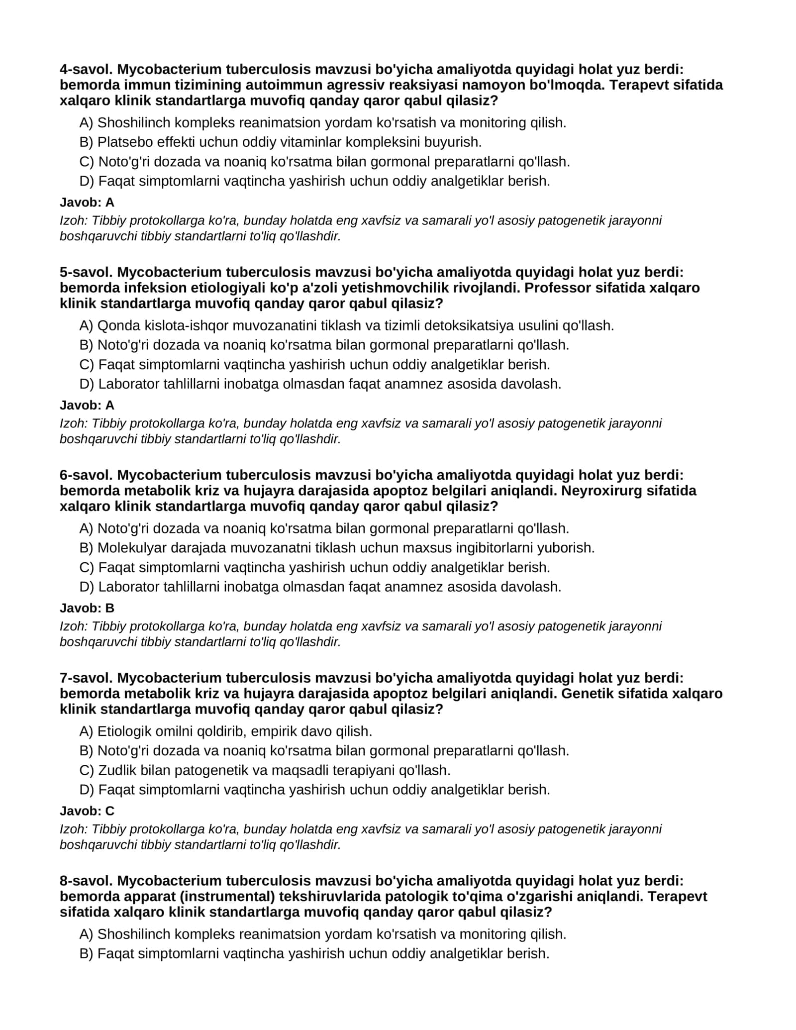 Mycobacterium tuberculosis - 2-qism 2