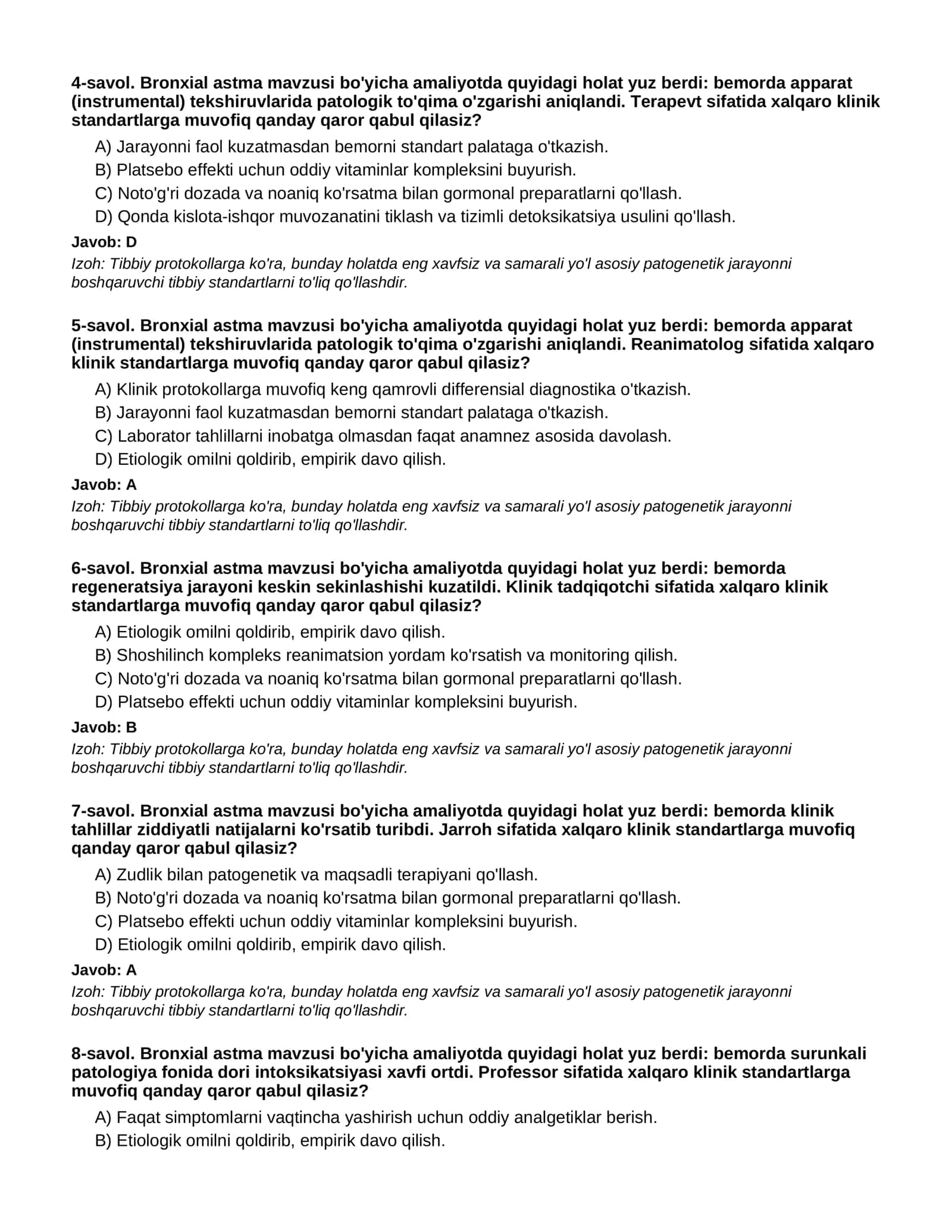 BRONXIAL ASTMA - 2-QISM 2