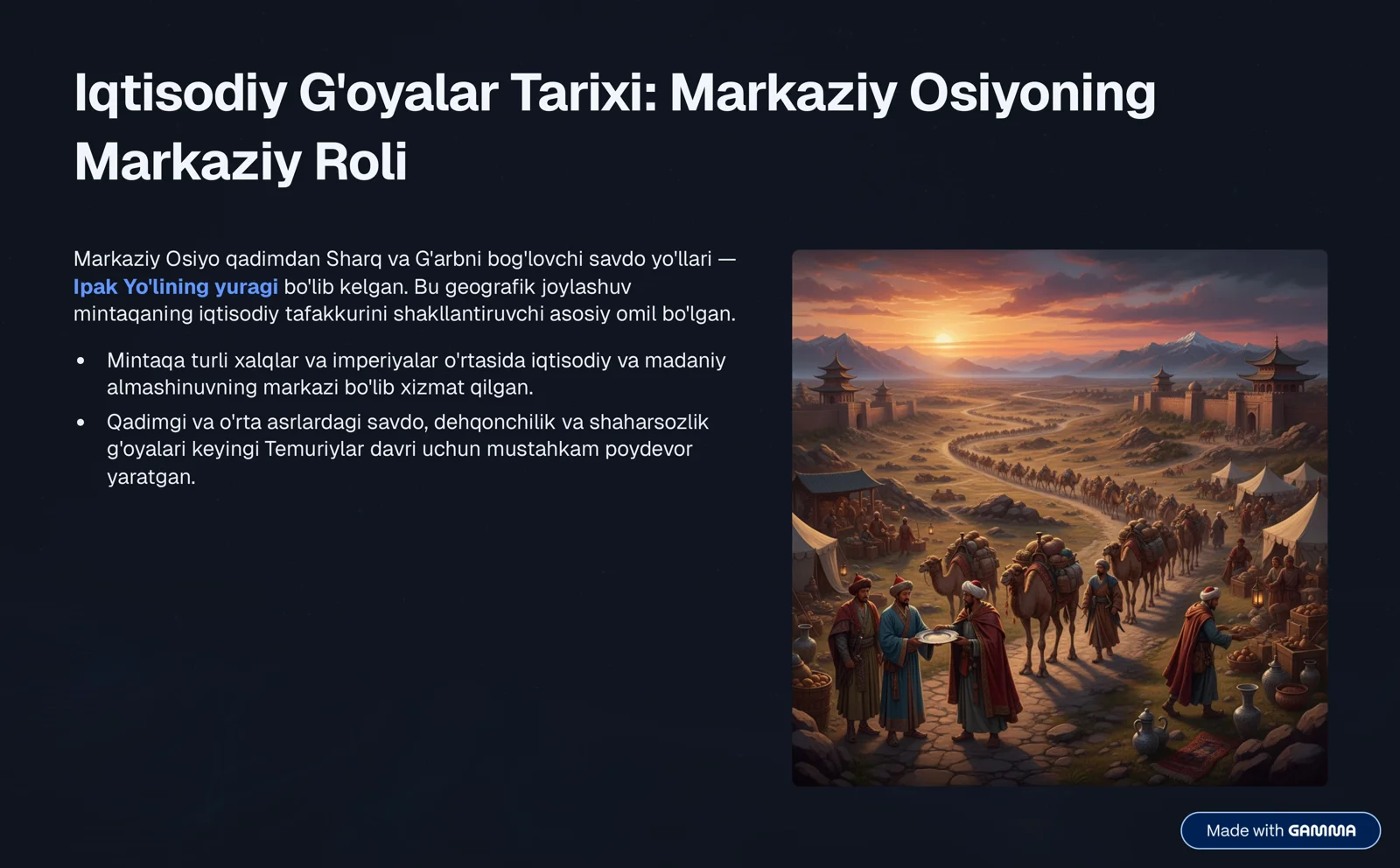 Iqtisodiy G'oyalar Tarixi 2