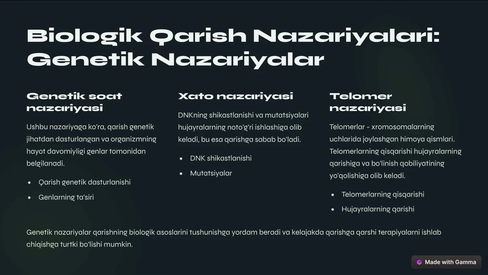 Rivojlanish Psixologiyasida Qarish Nazariyalari 2