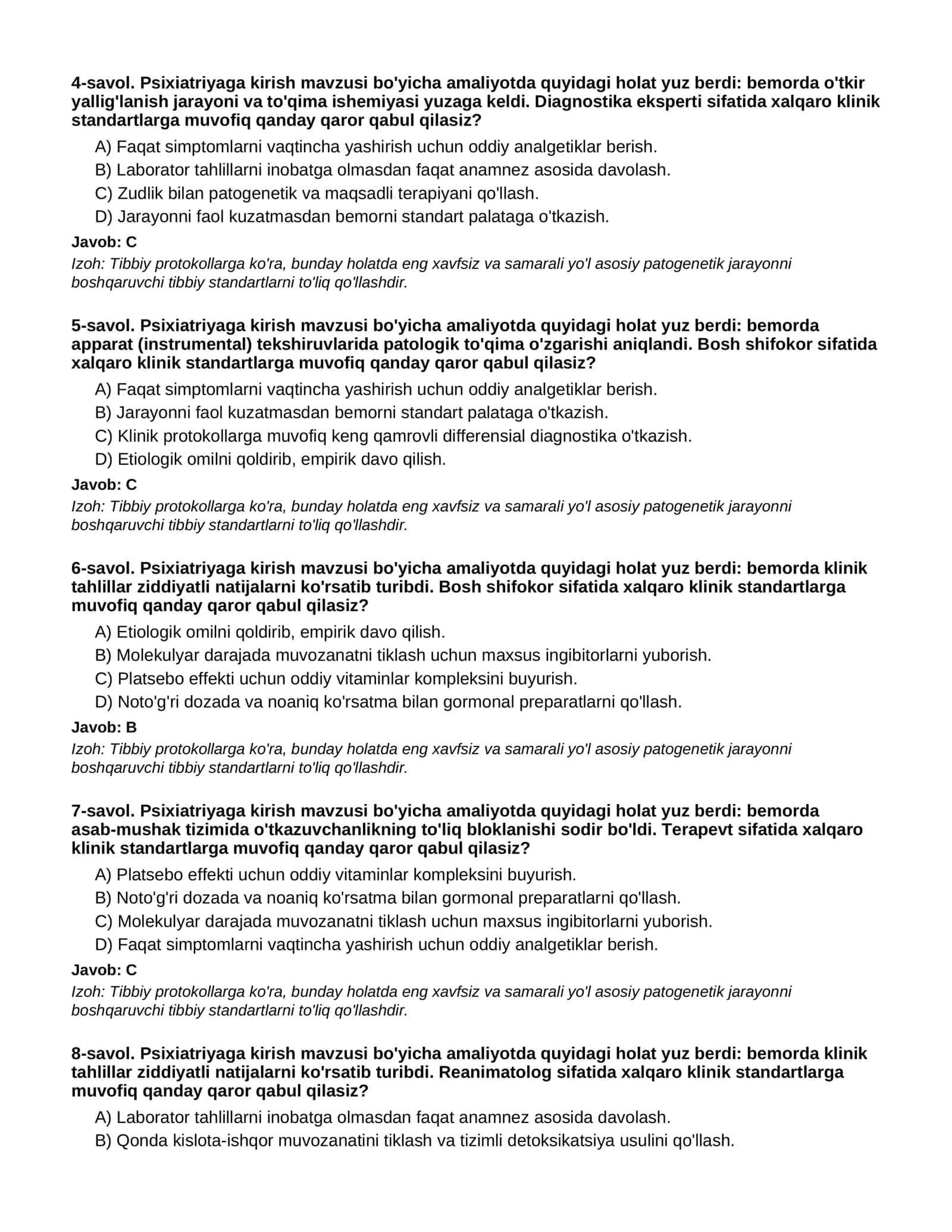 Psixiatriyaga kirish - 1-QISM 2