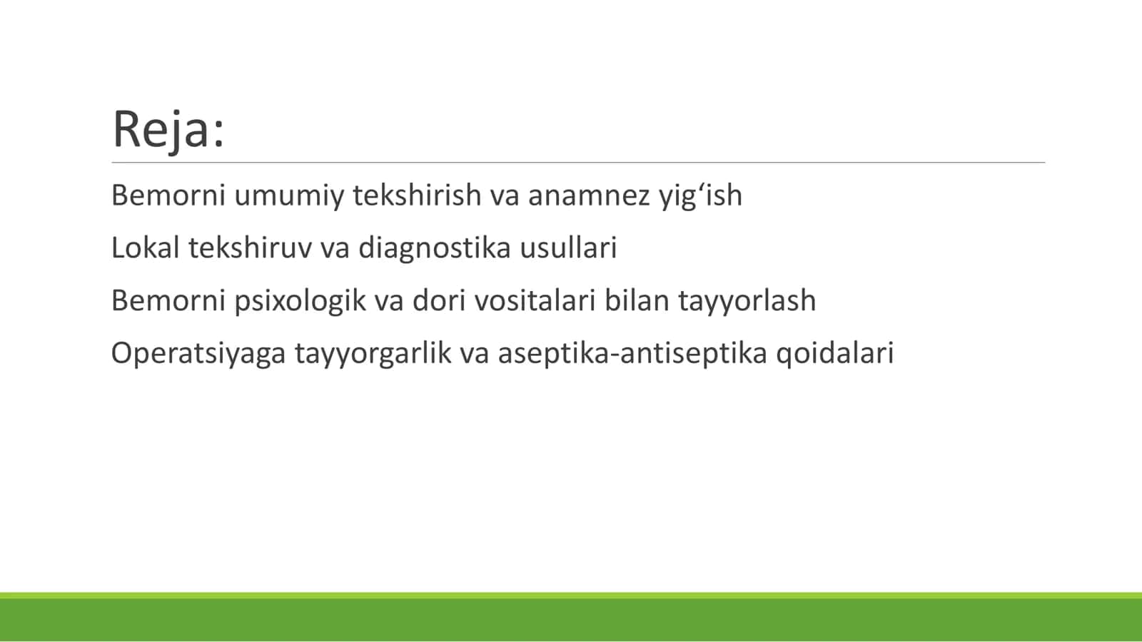Bemorlarni tish olish operatsiyasiga tayyorlash 2