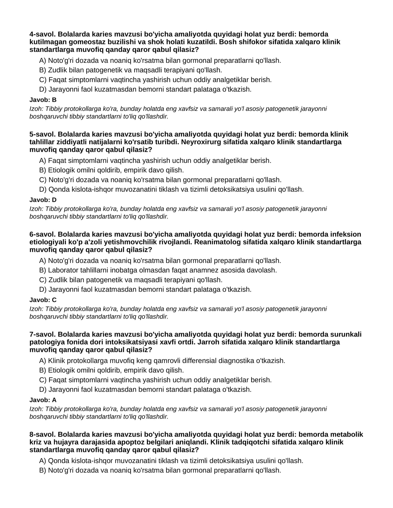 BOLALARDA KARIES - 2-QISM 2