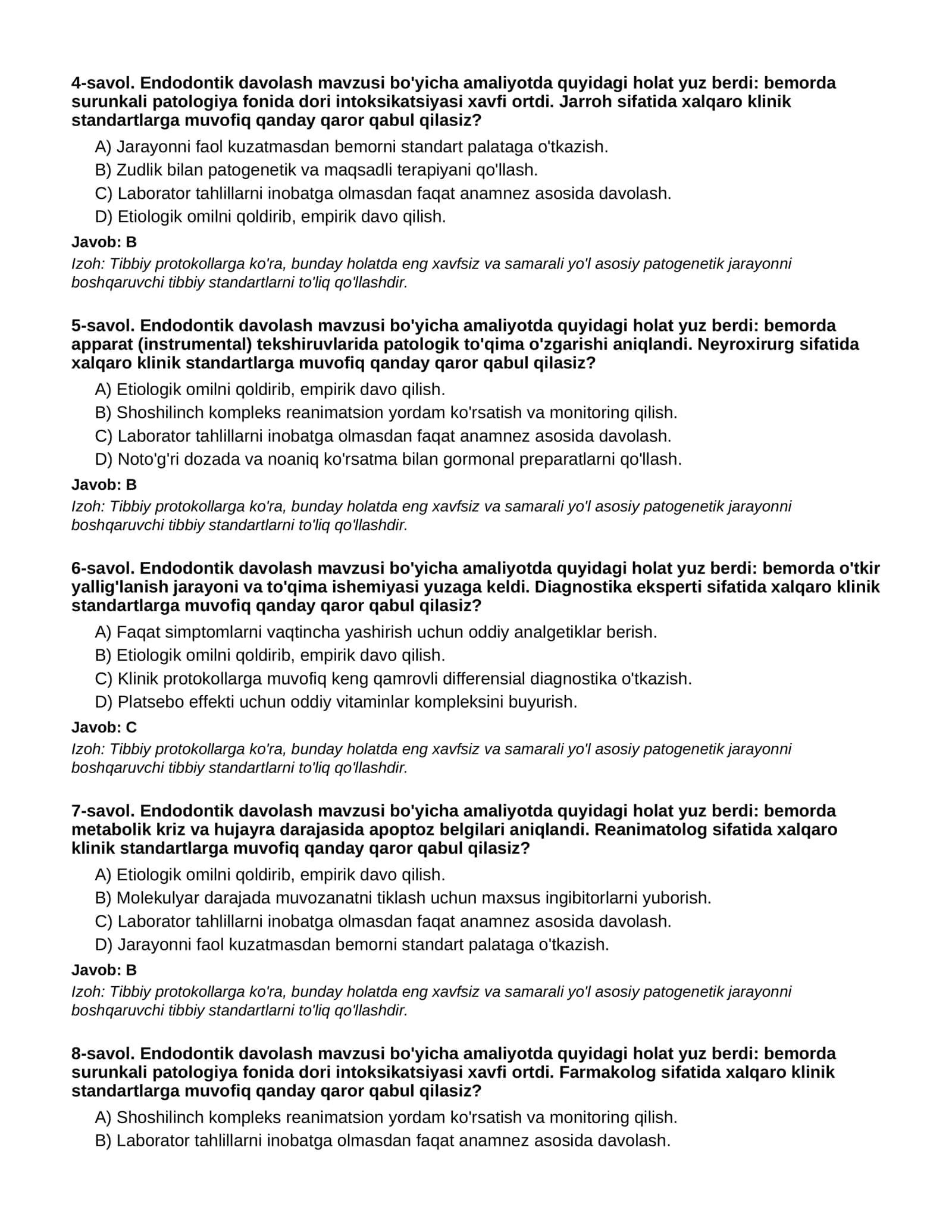 Endodontik davolash - 2-QISM 2