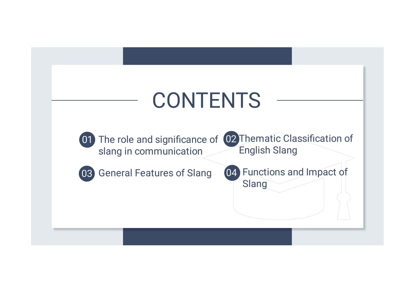 Thematic Classiﬁcation of English Slang 2