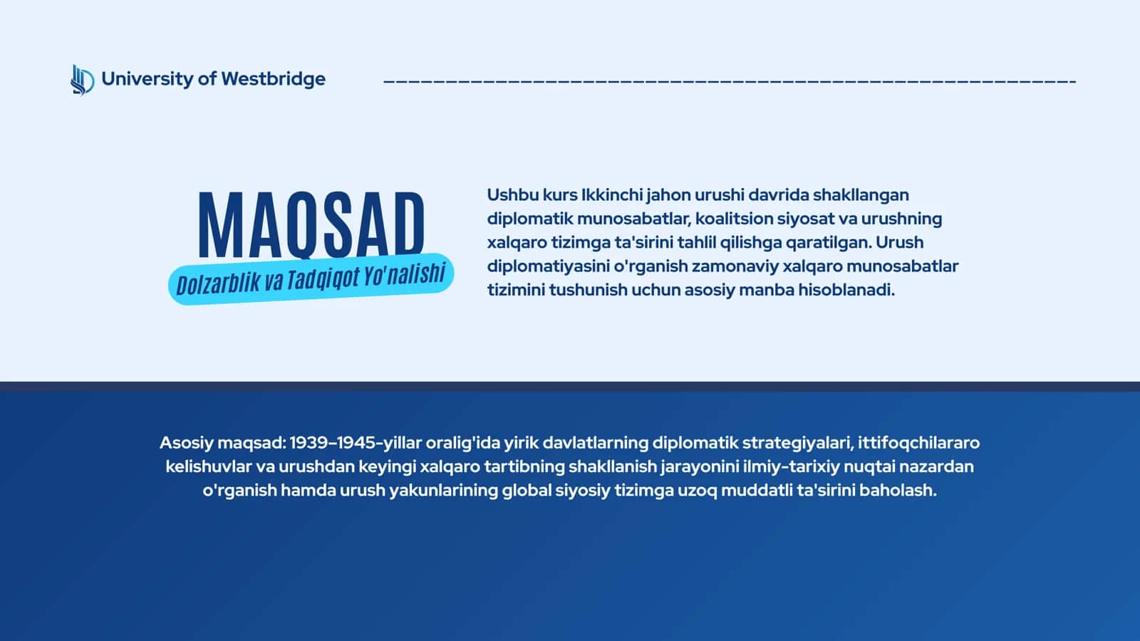 IKKINCHI JAHON URUSHI DAVRIDA XALQARO MUNOSABATLAR VA DIPLOMATIYA 2