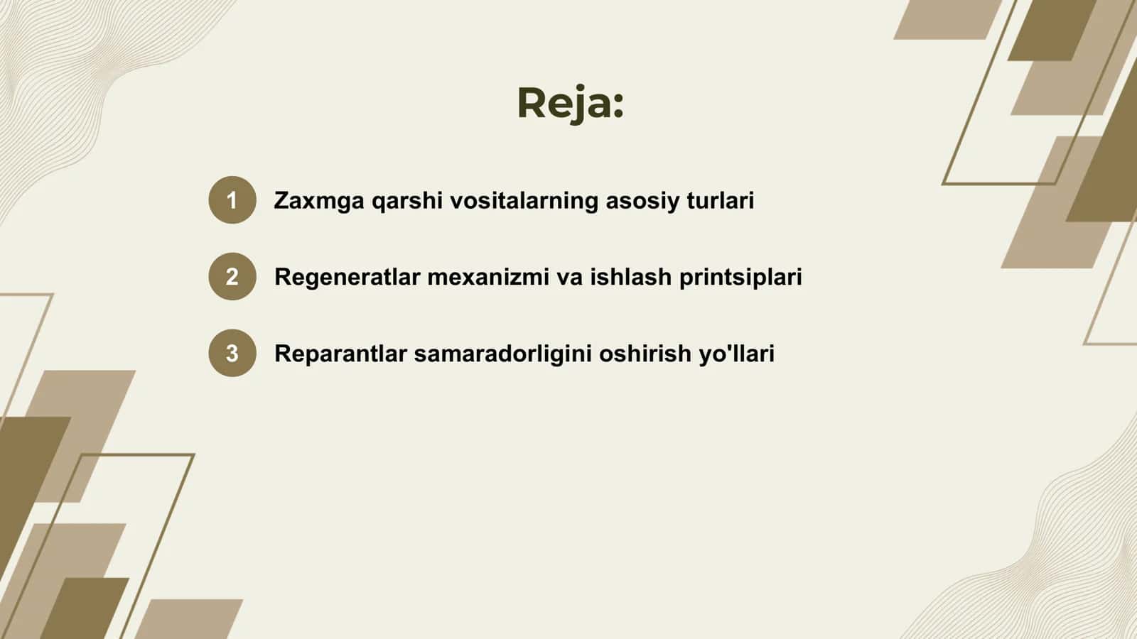 Zaxmga qarshi vositalar 2