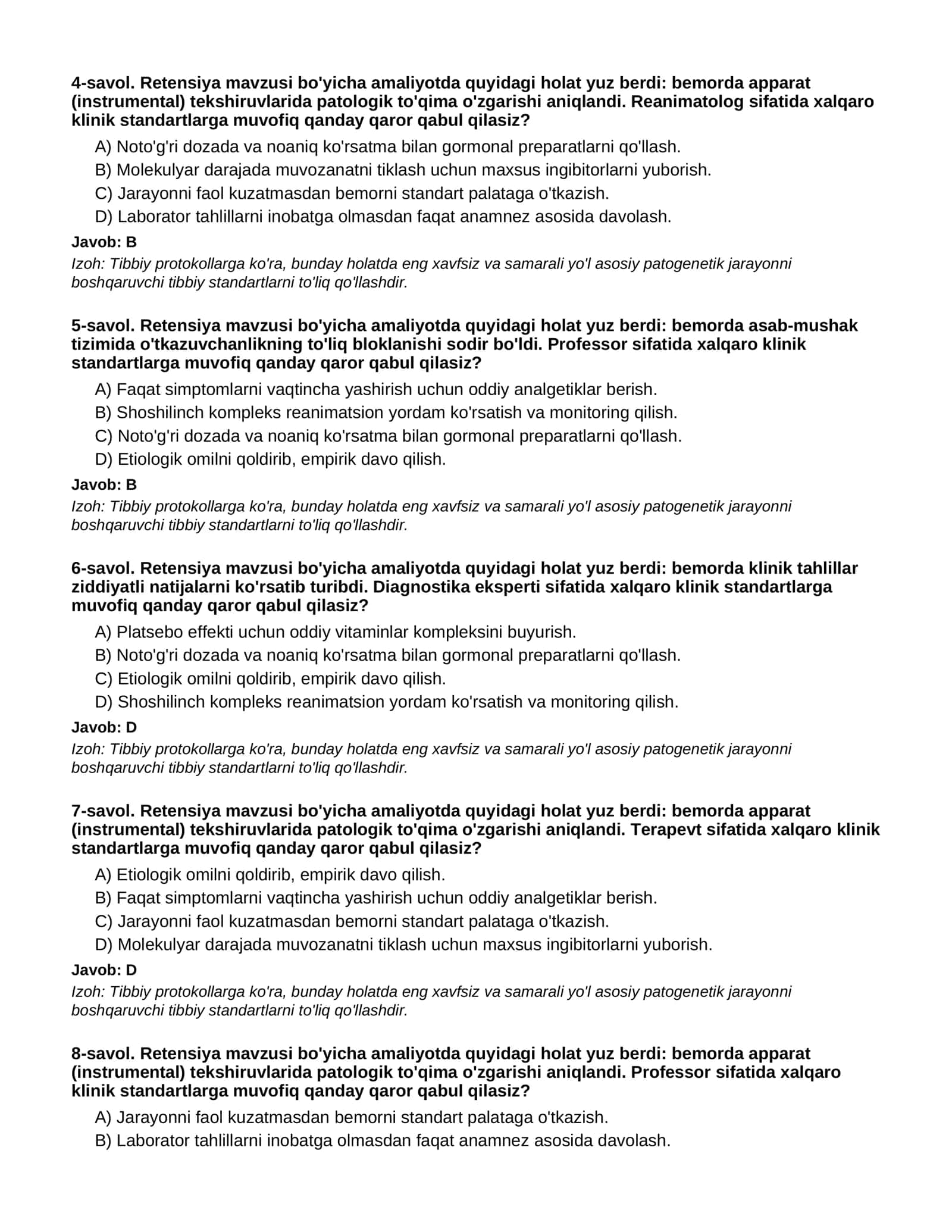 RETENSIYA - 3-QISM 2