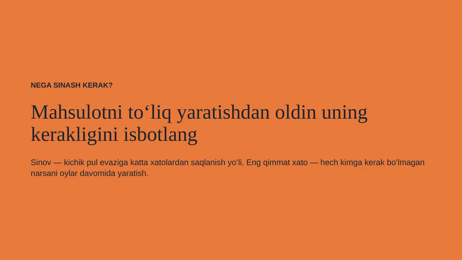 LEAN SINOV USULLARI 2