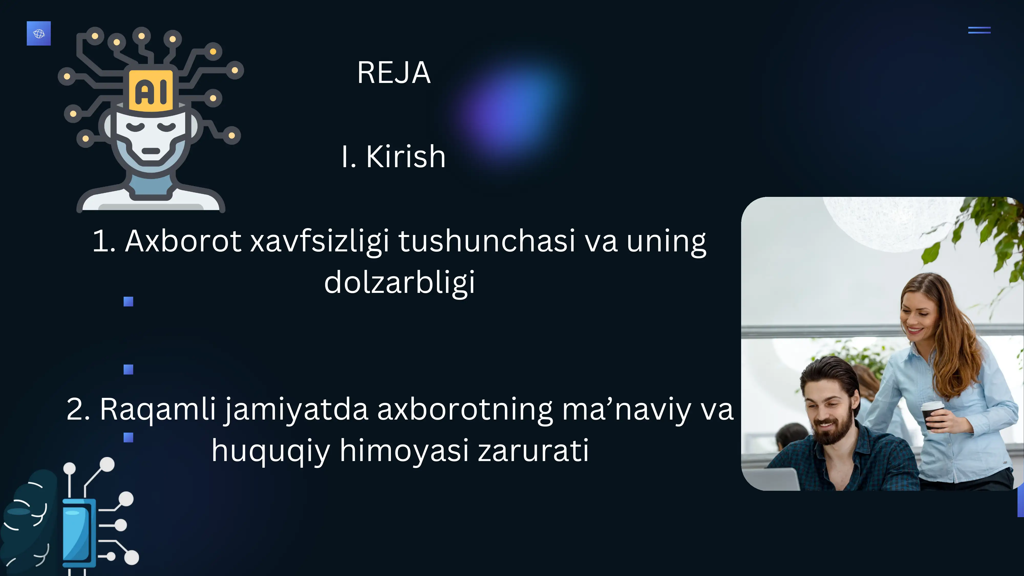 O‘ZBEKISTONDA AXBOROT XAVFSIZLIGINING MANAVIY VA HUQUQIY ASOSLARI 2