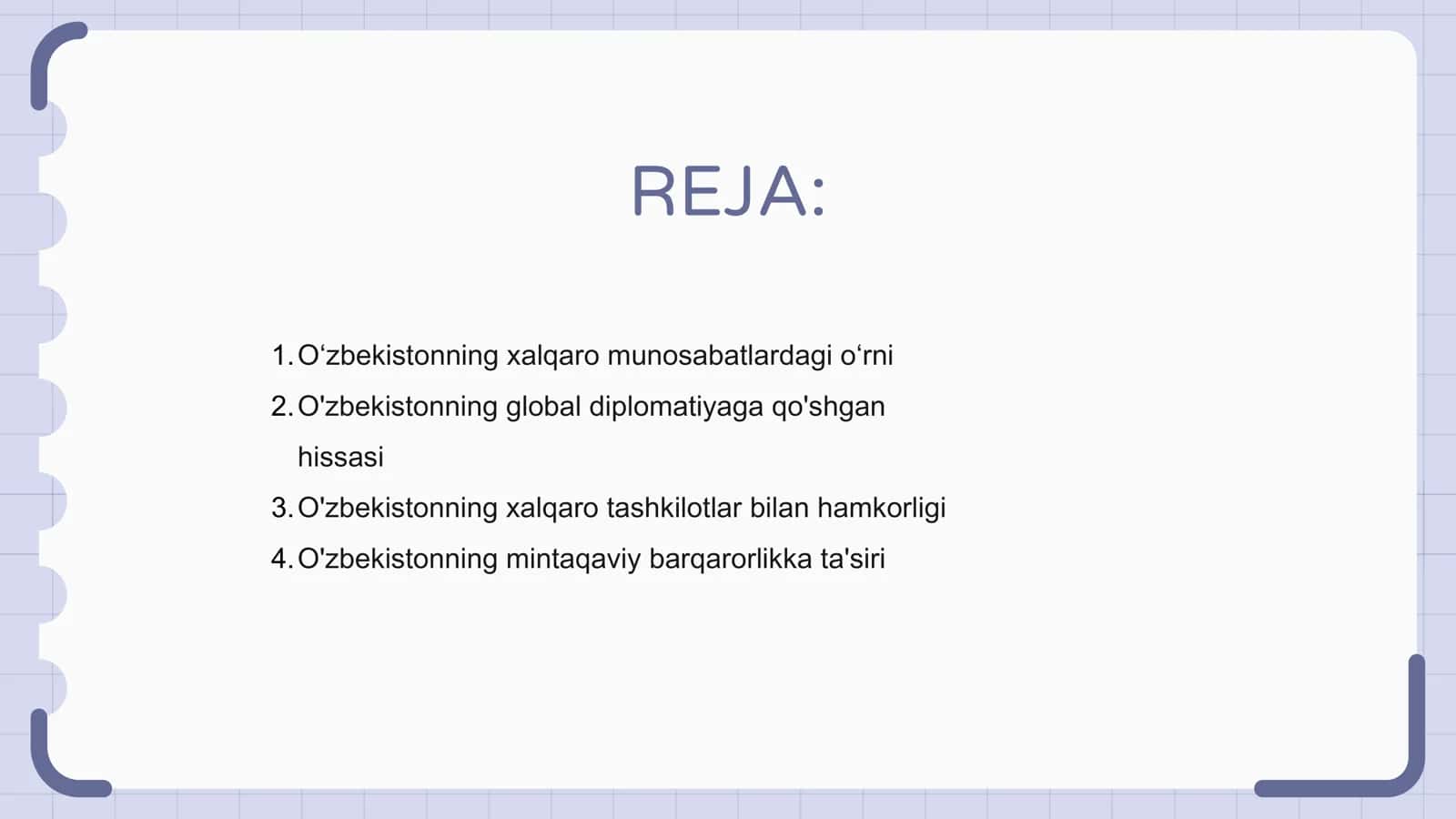 O‘zbekistonning xalqaro munosabatlardagi o‘rni 2