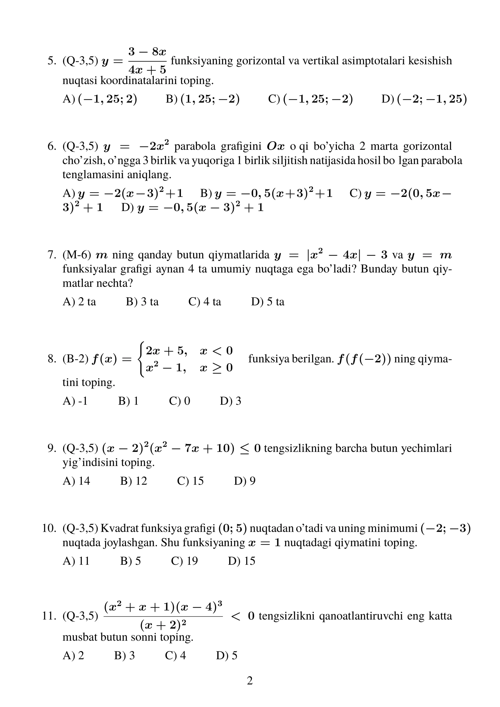 8-sinf matematika 3-CHSB 2