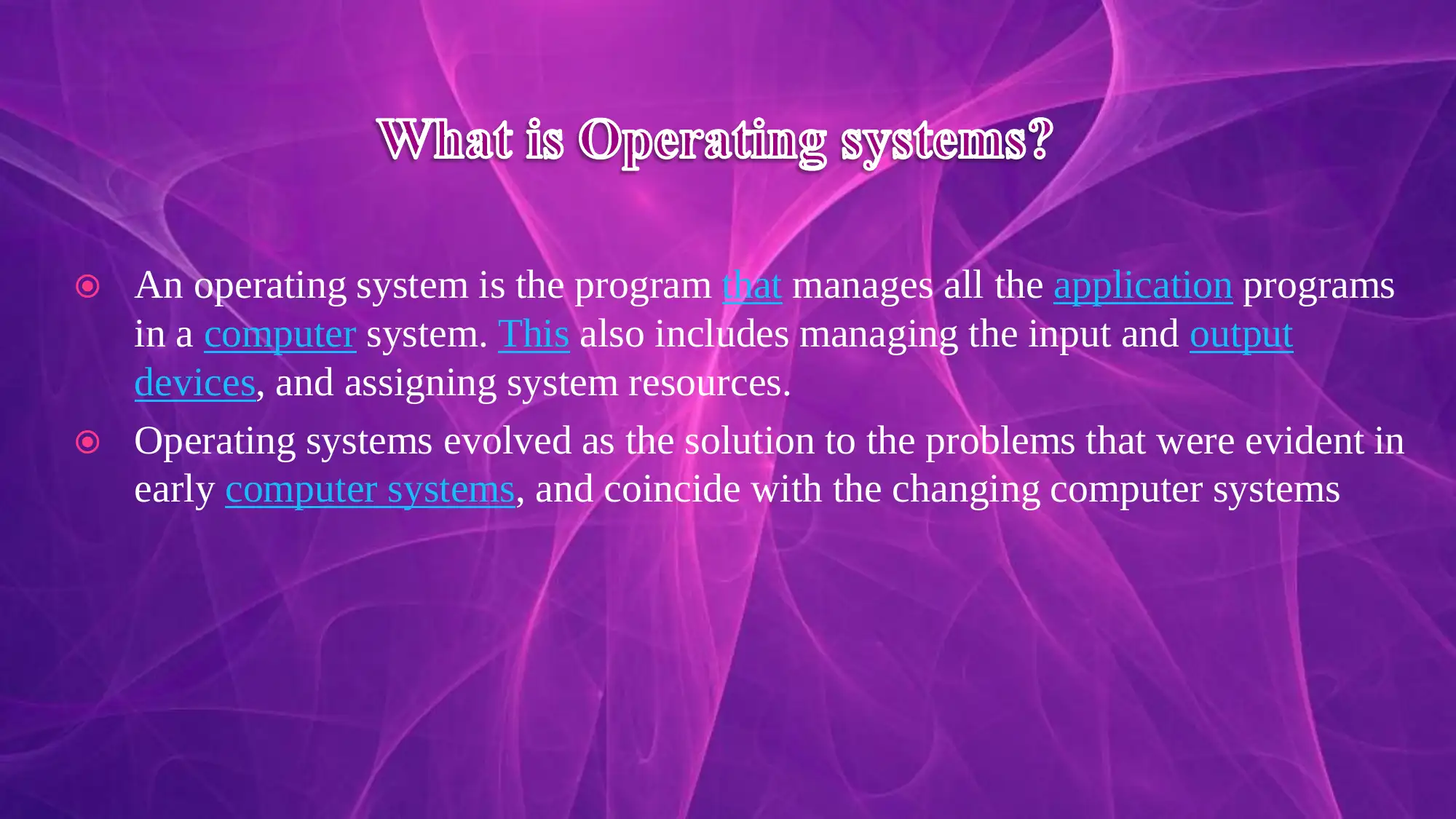 Operating Systems 2