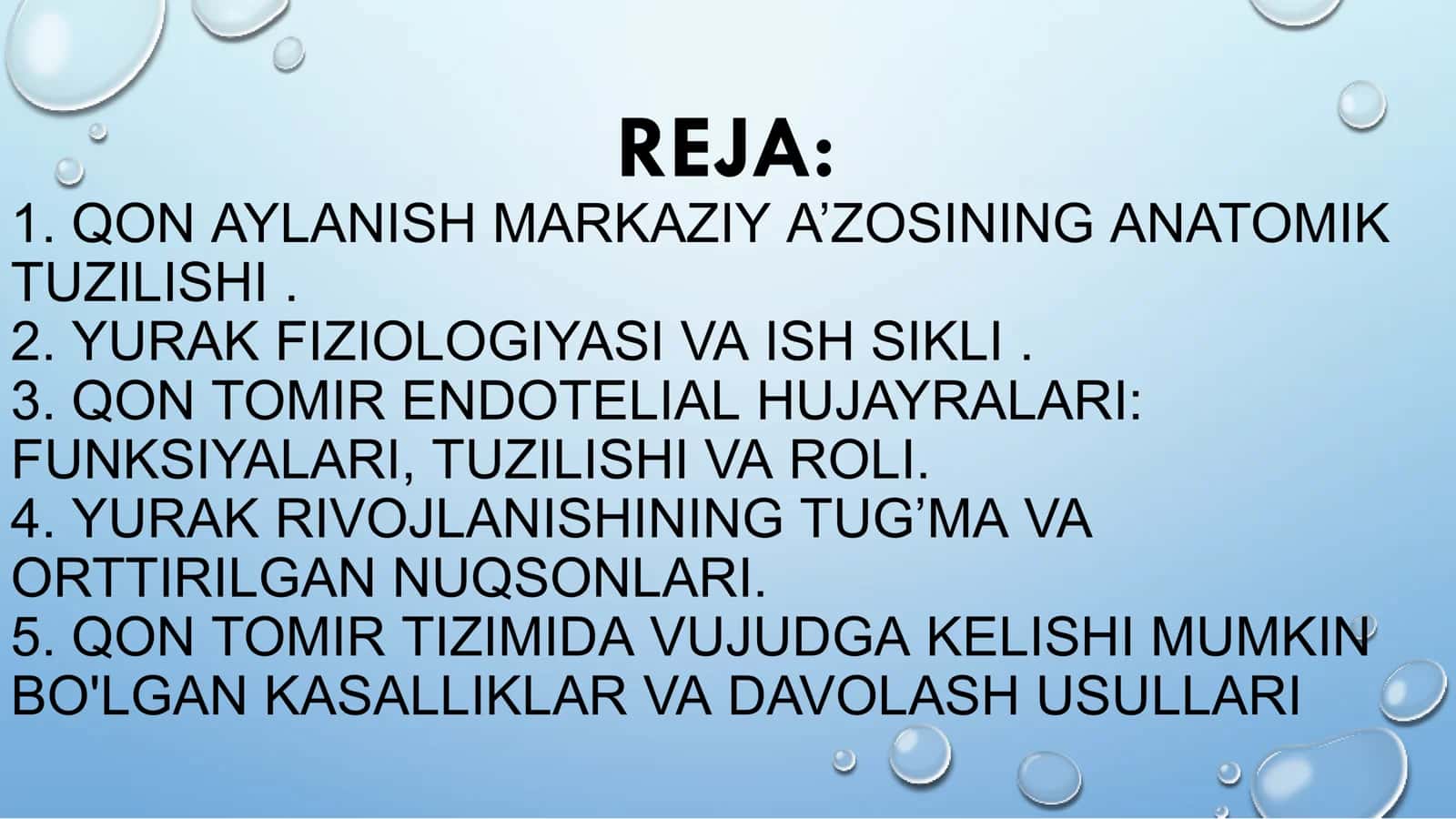 YURAKNING RIVOJLANISH NUQSONLARI 2