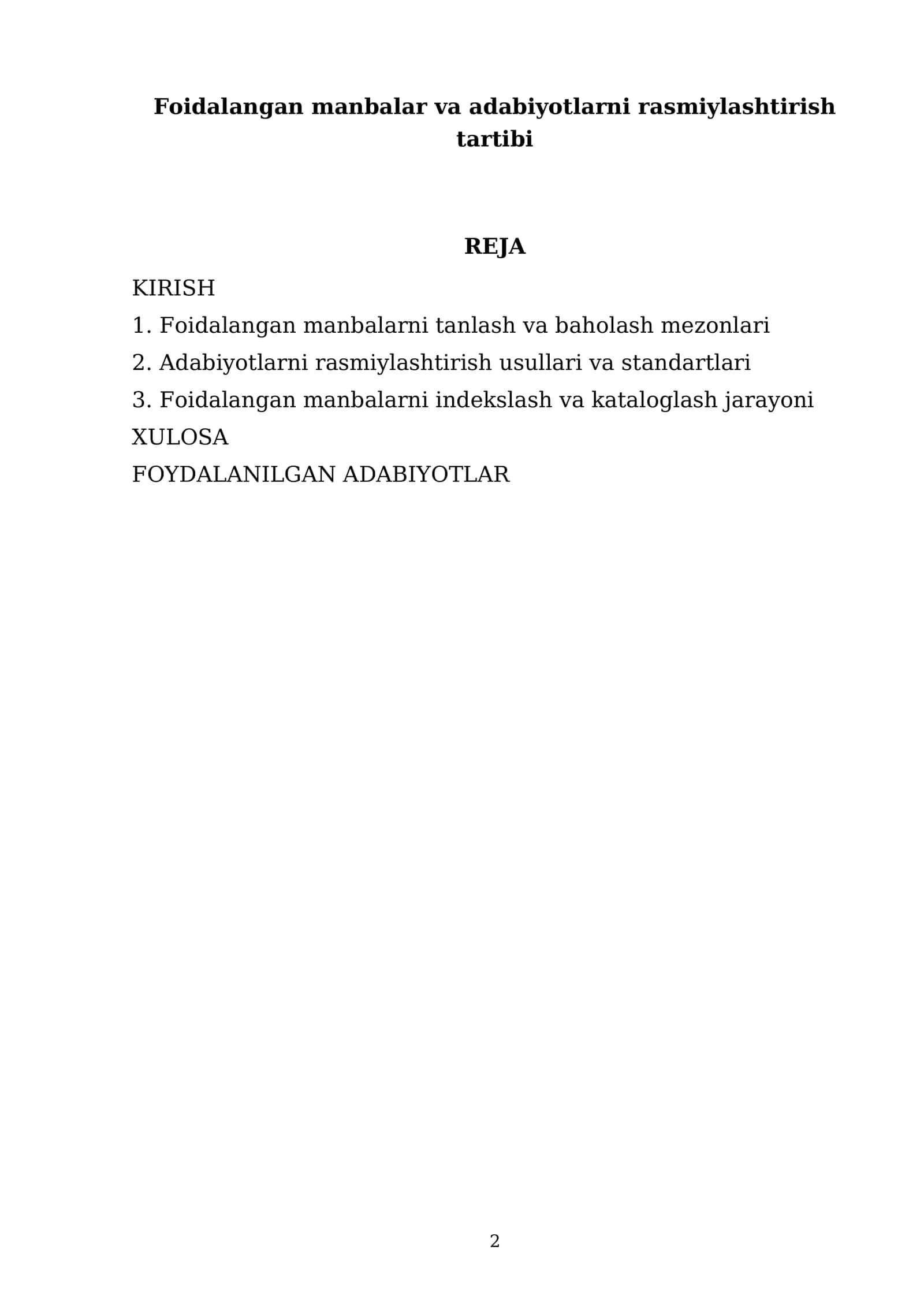 Foidalangan manbalar va adabiyotlarni rasmiylashtirish tartibi 2