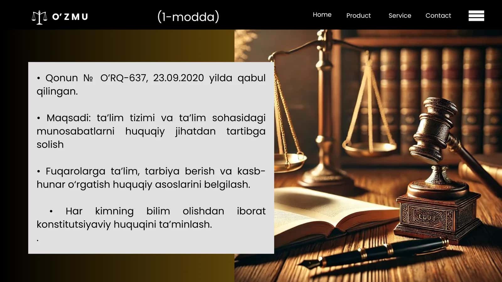Ta'lim to'g'risida 2